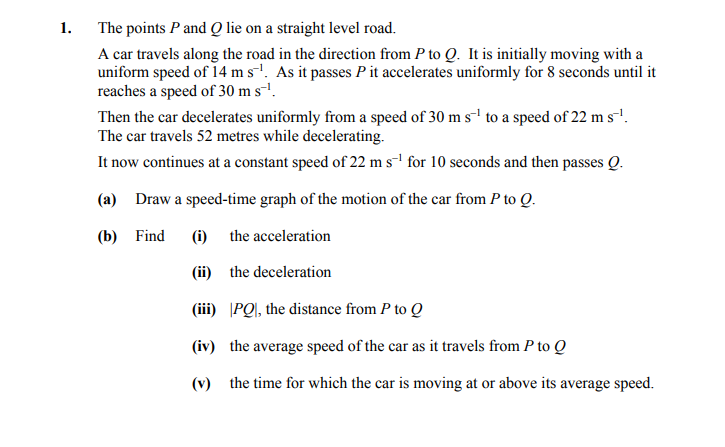 The-points-P-and-Q-lie-on-a-straight-level-road-Leaving Cert Applied Maths-Question 1-2016.png
