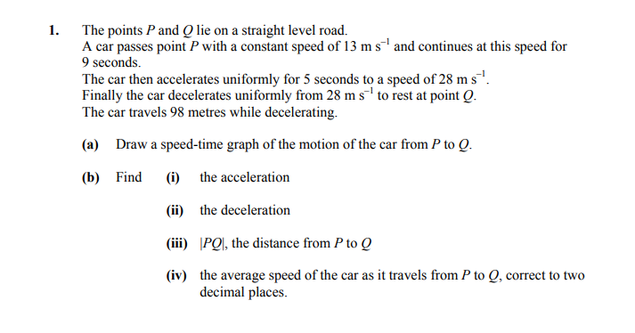 The-points-P-and-Q-lie-on-a-straight-level-road-Leaving Cert Applied Maths-Question 1-2014.png