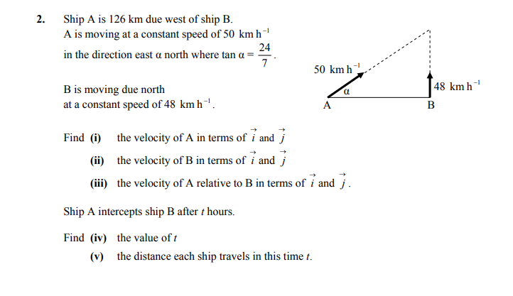 Ship-A-is-126-km-due-west-of-ship-B-Leaving Cert Applied Maths-Question 2-2011.png