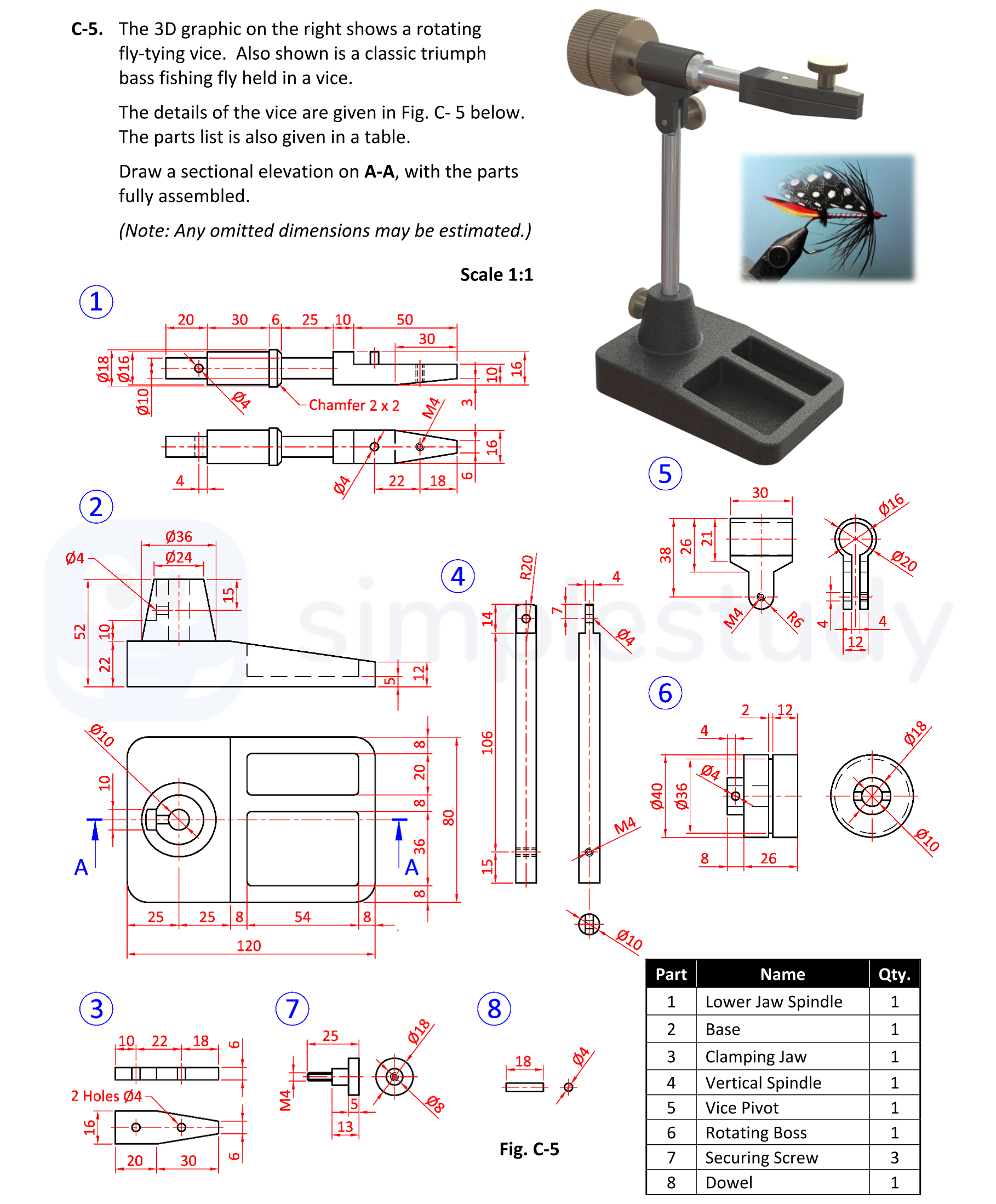 C-5.-The-3D-graphic-on-the-right-shows-a-rotating-fly-tying-vice-Leaving Cert DCG-Question C-5-2022.png