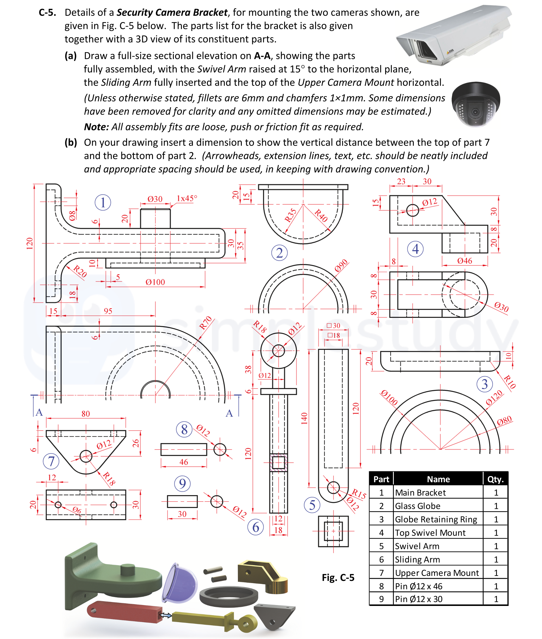 Details-of-a-Security-Camera-Bracket,-for-mounting-the-two-cameras-shown,-are-given-in-Fig-Leaving Cert DCG-Question C-5-2018.png