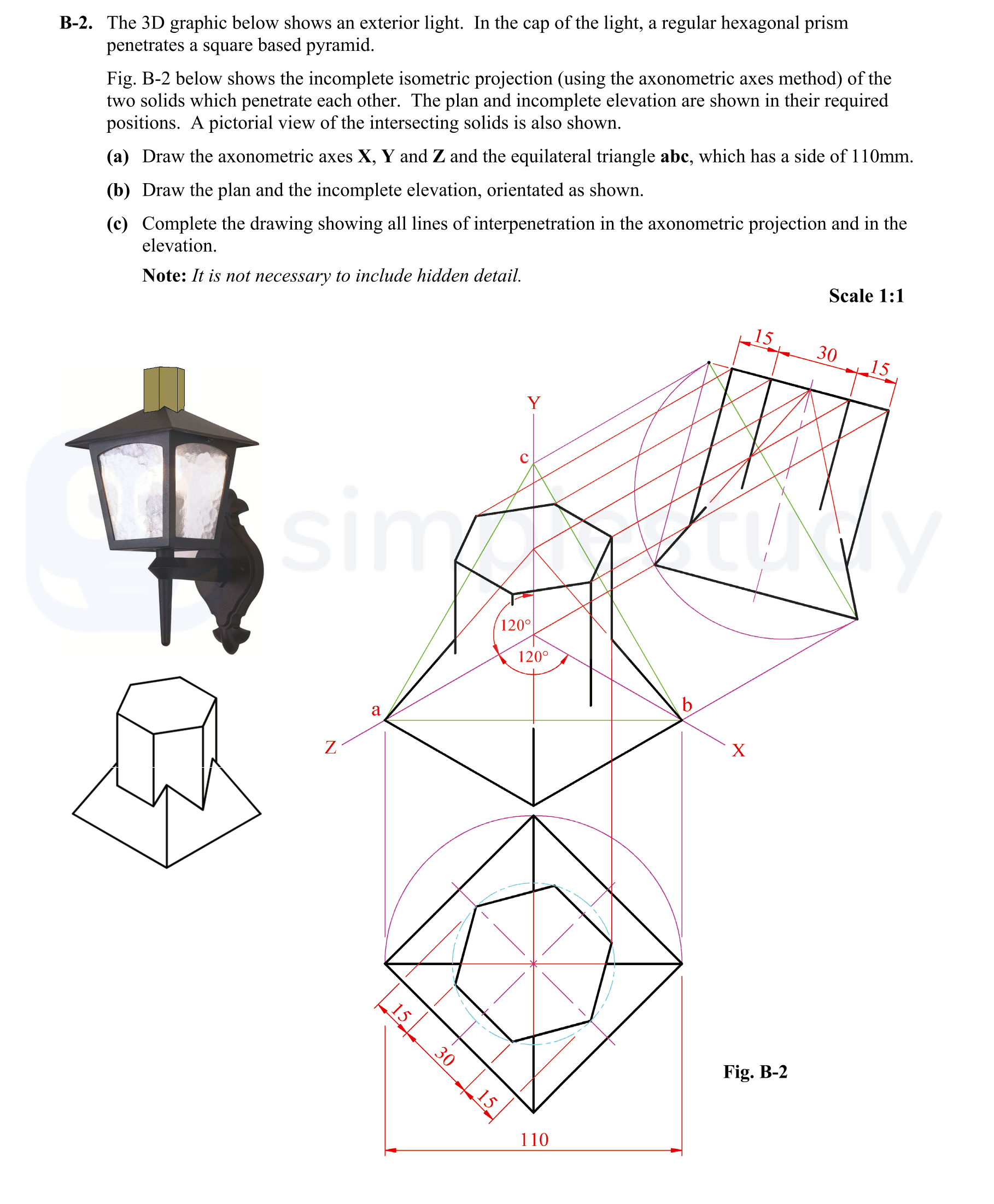 The-3D-graphic-below-shows-an-exterior-light-Leaving Cert DCG-Question B-2-2015.png