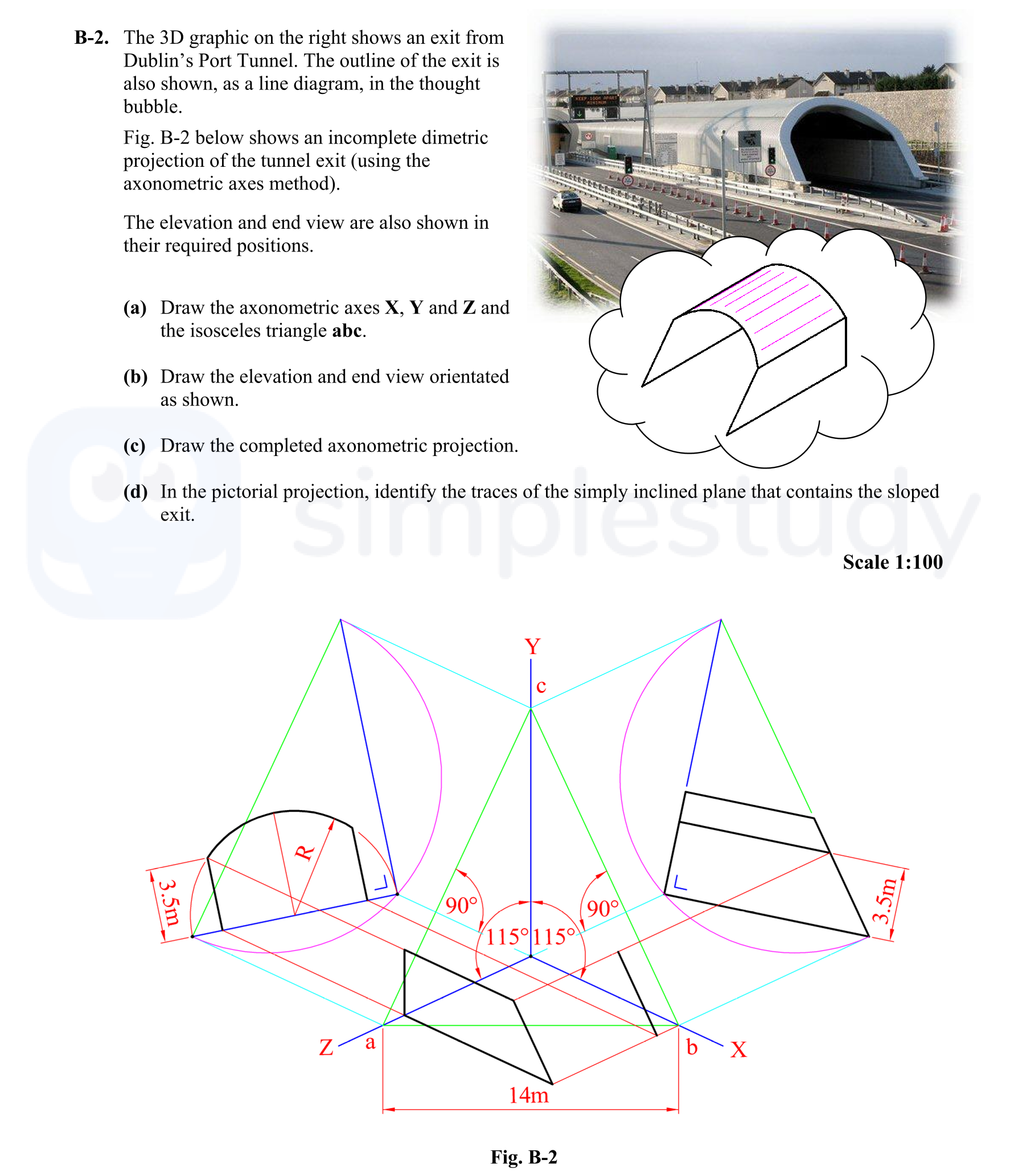 The-3D-graphic-on-the-right-shows-an-exit-from-Dublin's-Port-Tunnel-Leaving Cert DCG-Question B-2-2011.png