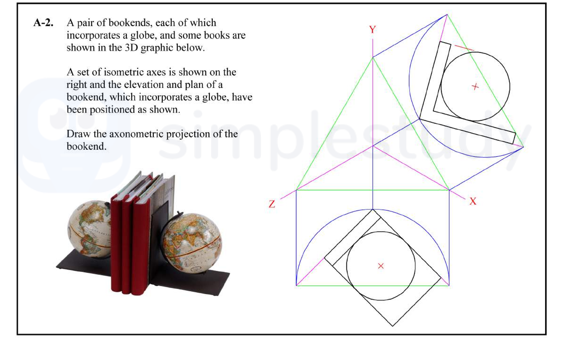 A-pair-of-bookends,-each-of-which-incorporates-a-globe,-and-some-books-are-shown-in-the-3D-graphic-below-Leaving Cert DCG-Question A-2-2010.png