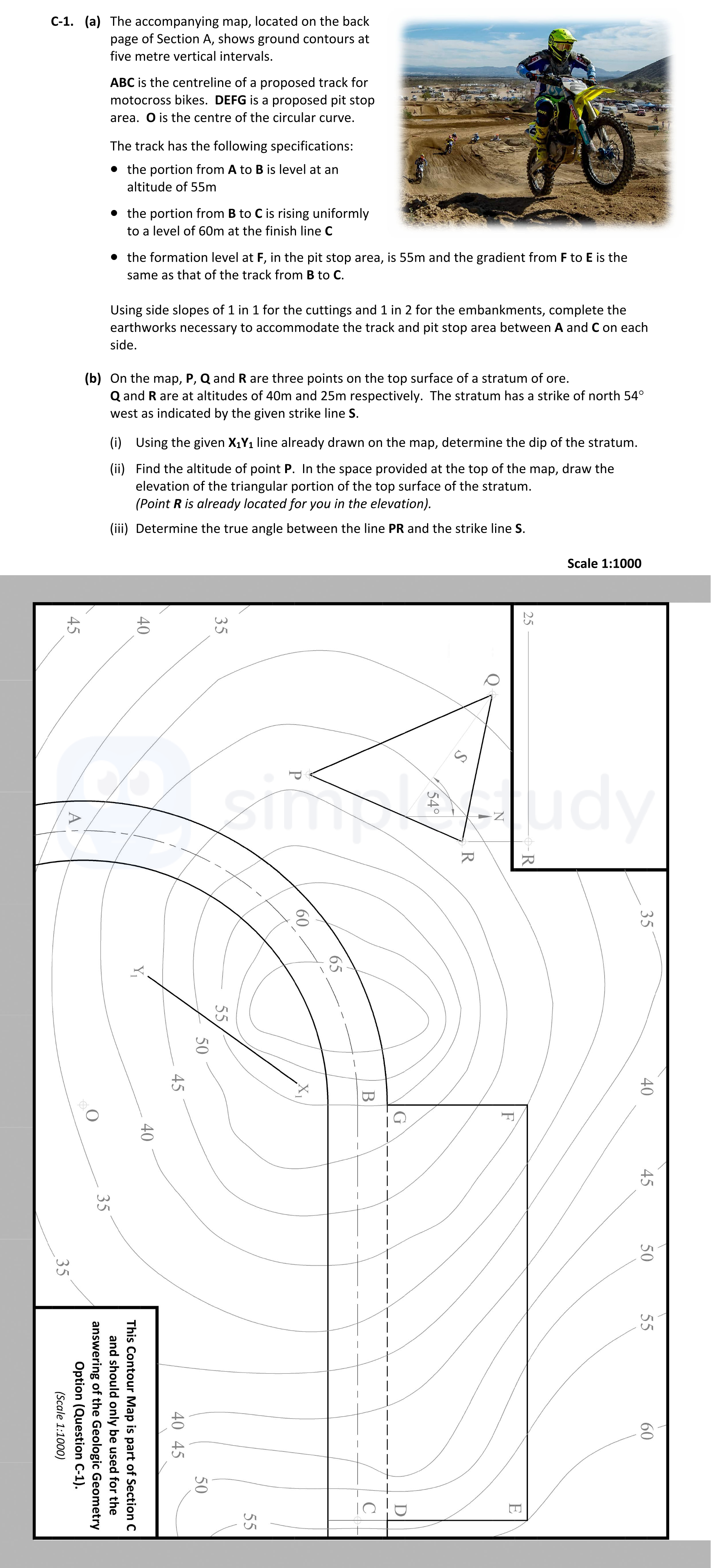 The-accompanying-map,-located-on-the-back-page-of-Section-A,-shows-ground-contours-at-five-metre-vertical-intervals-Leaving Cert DCG-Question C-1-2019.png