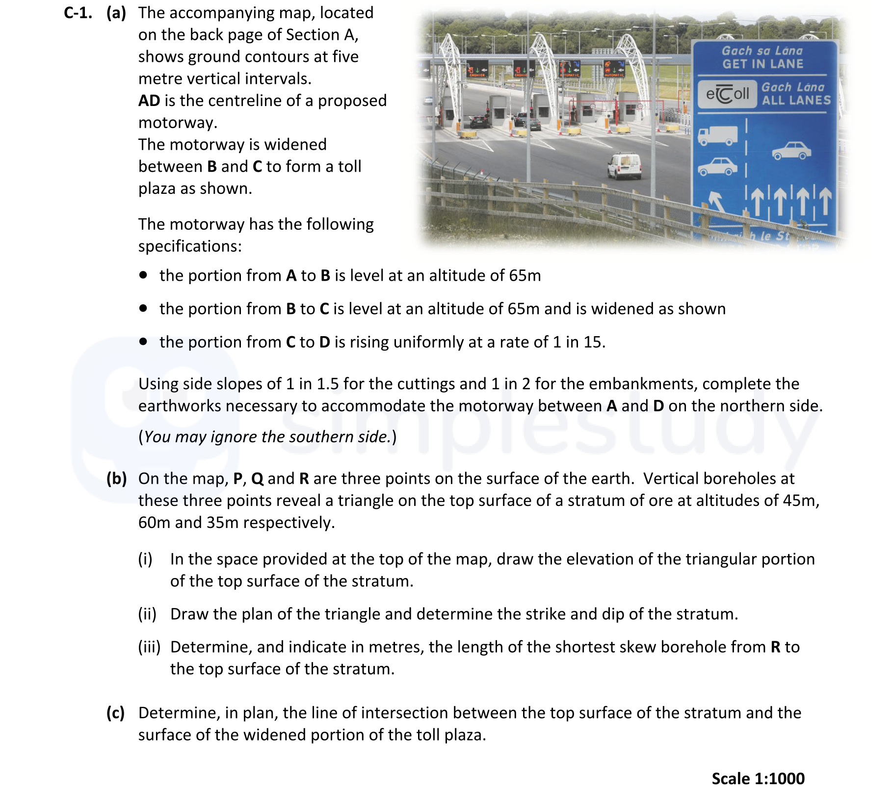 The-accompanying-map,-located-on-the-back-page-of-Section-A,-shows-ground-contours-at-five-metre-vertical-intervals-Leaving Cert DCG-Question C-1-2018.png