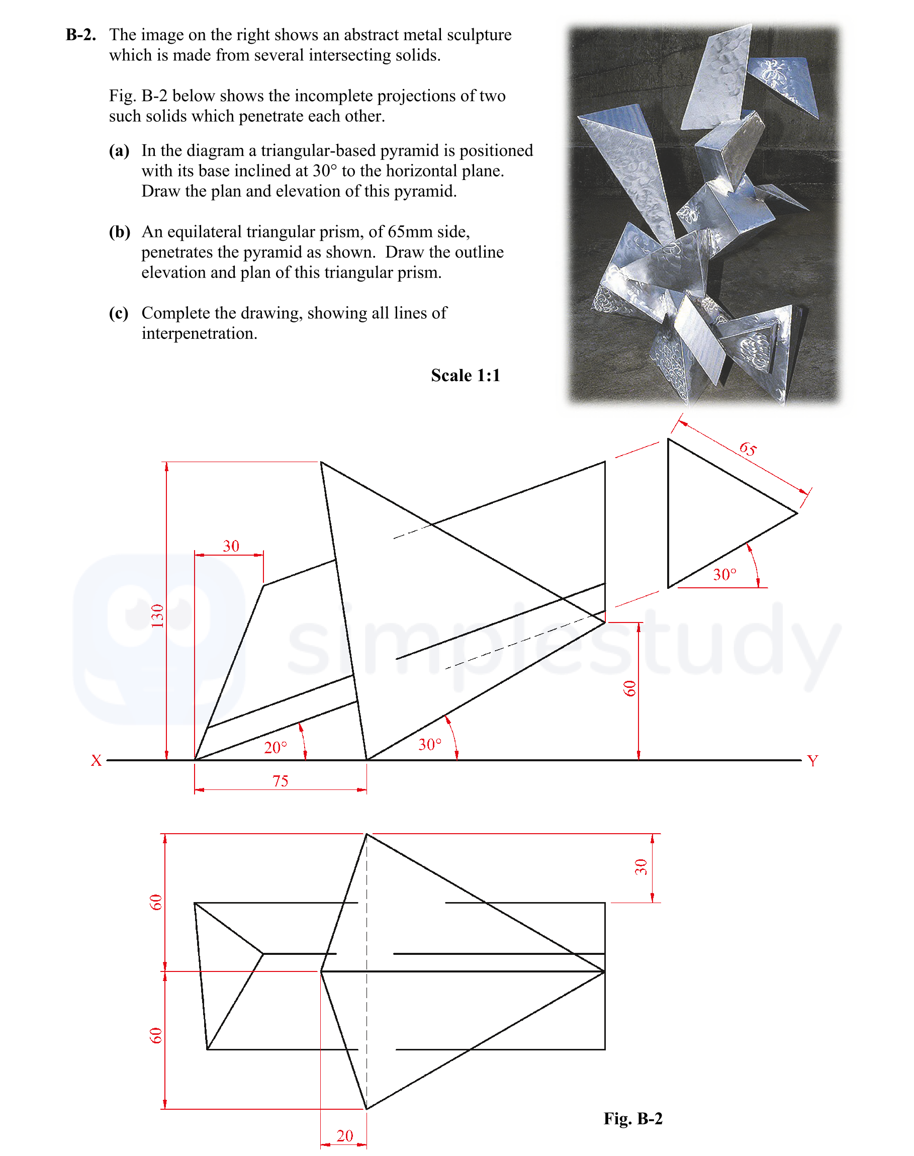 The-image-on-the-right-shows-an-abstract-metal-sculpture-which-is-made-from-several-intersecting-solids-Leaving Cert DCG-Question B-2-2012.png