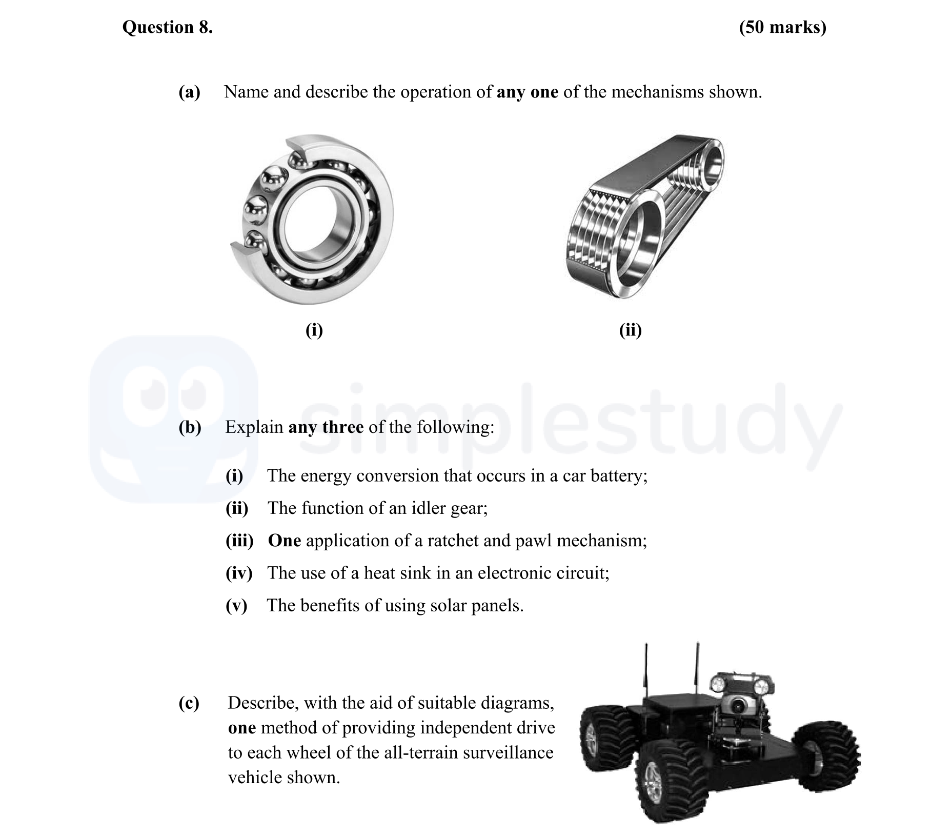 8.-(a)-Name-and-describe-the-operation-of-any-one-of-the-mechanisms-shown-Leaving Cert Engineering-Question 8-2012.png