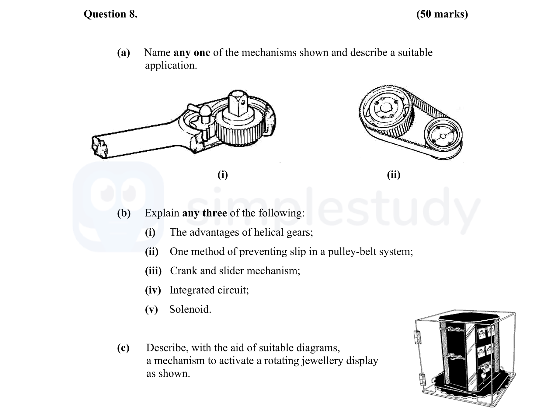 Question-8-Leaving Cert Engineering-Question 8-2009.png
