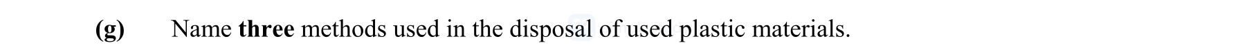 Name-three-methods-used-in-the-disposal-of-used-plastic-materials.-Leaving Cert Engineering-Question (g)-2007.png