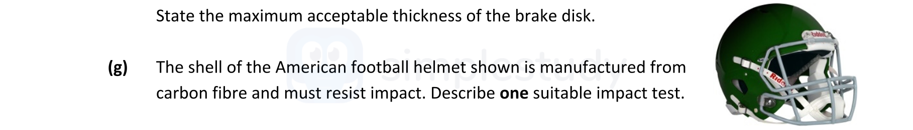 State-the-maximum-acceptable-thickness-of-the-brake-disk-Leaving Cert Engineering-Question g-2018.png