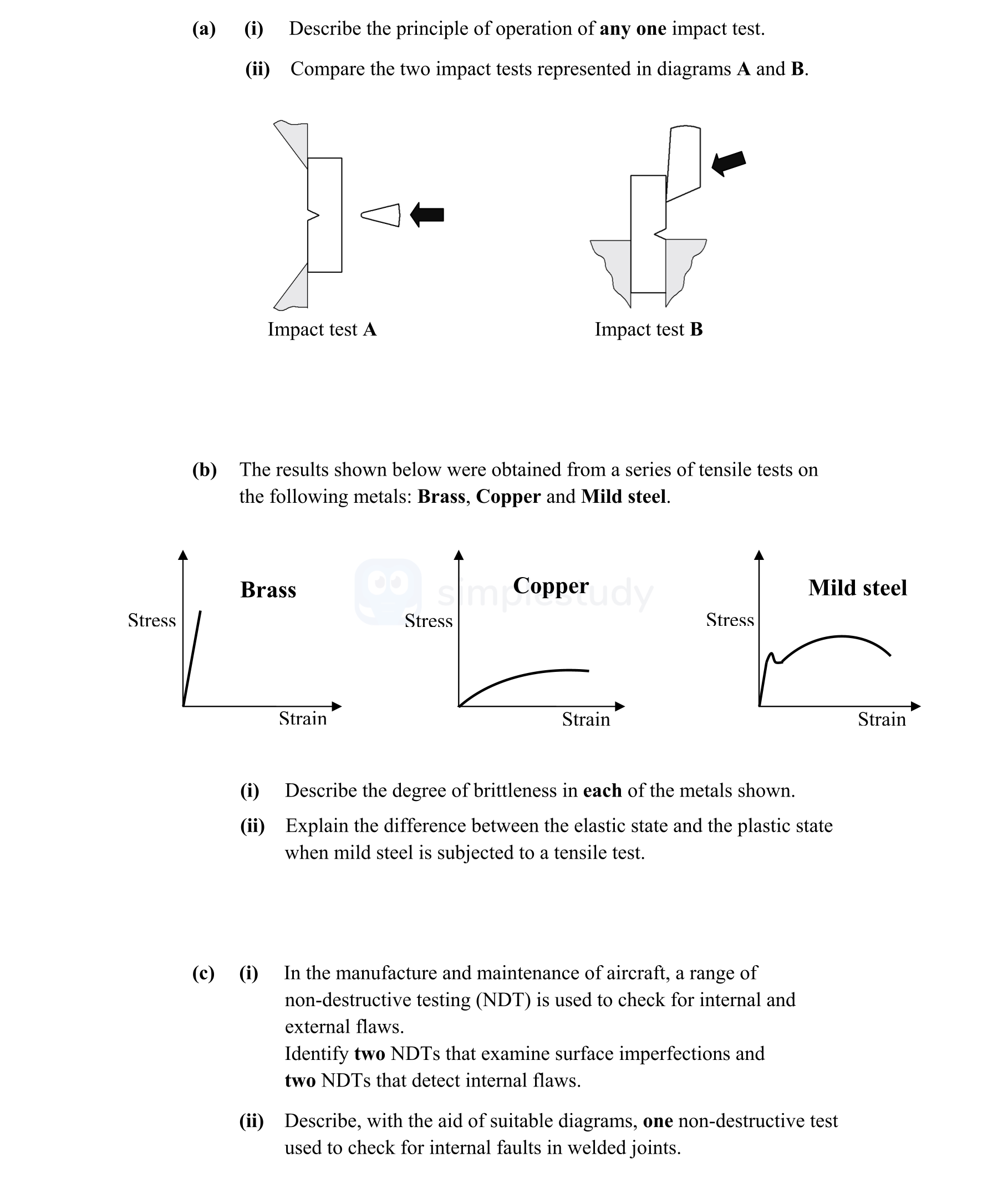 (a)-(i)-Describe-the-principle-of-operation-of-any-one-impact-test-Leaving Cert Engineering-Question 2-2012.png