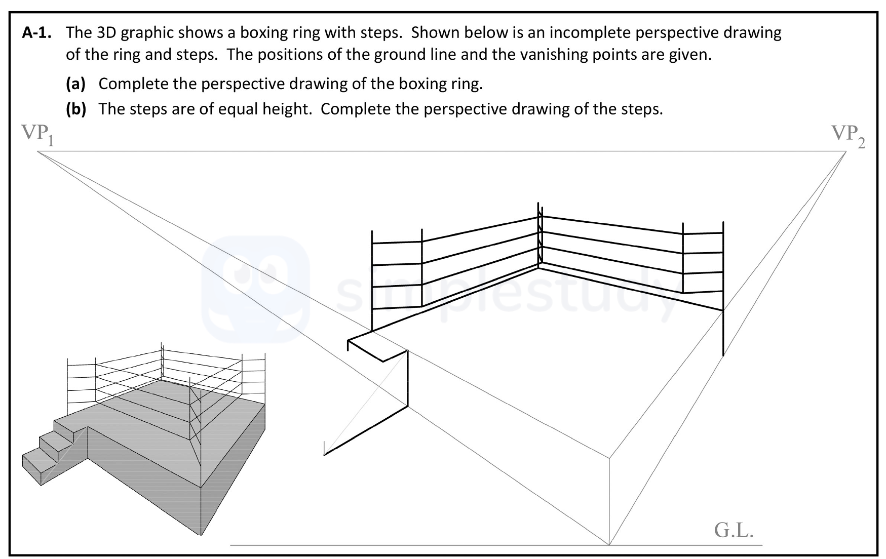 The-3D-graphic-shows-a-boxing-ring-with-steps-Leaving Cert DCG-Question A-1-2021.png