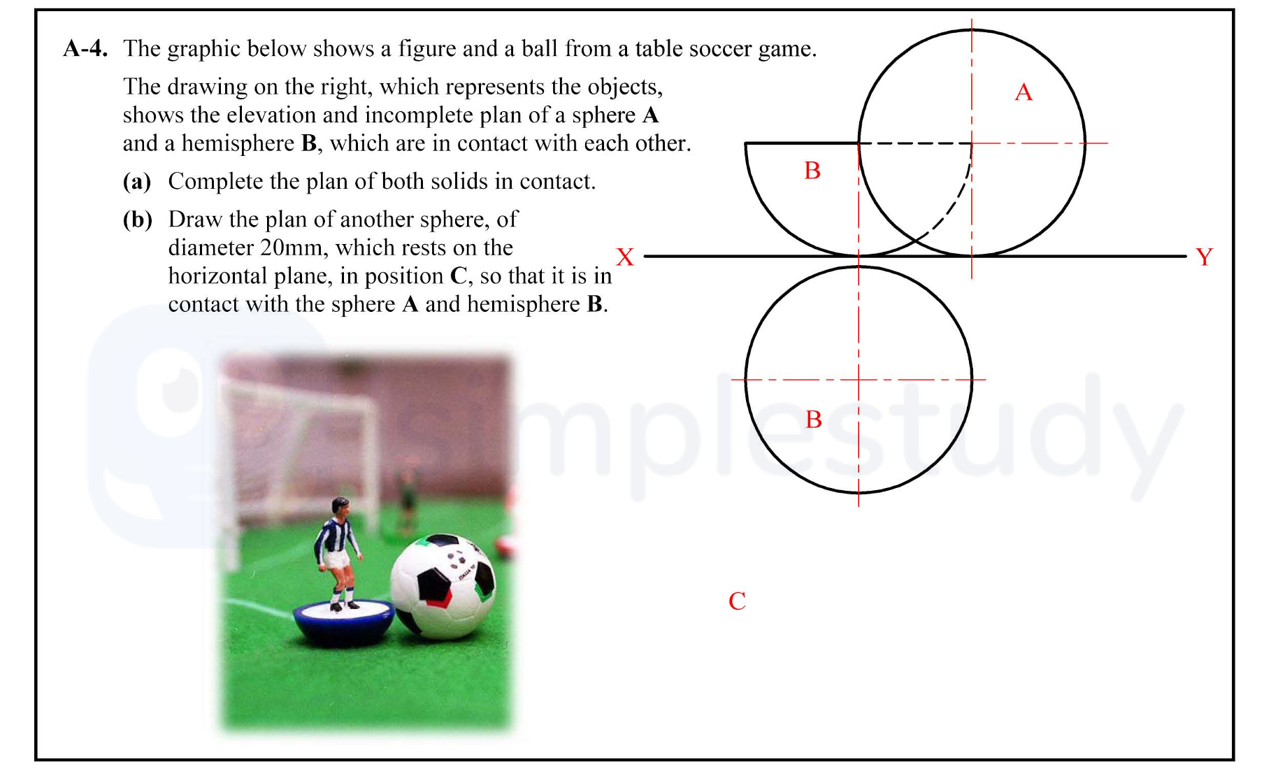 The-graphic-below-shows-a-figure-and-a-ball-from-a-table-soccer-game-Leaving Cert DCG-Question A-4-2011.png