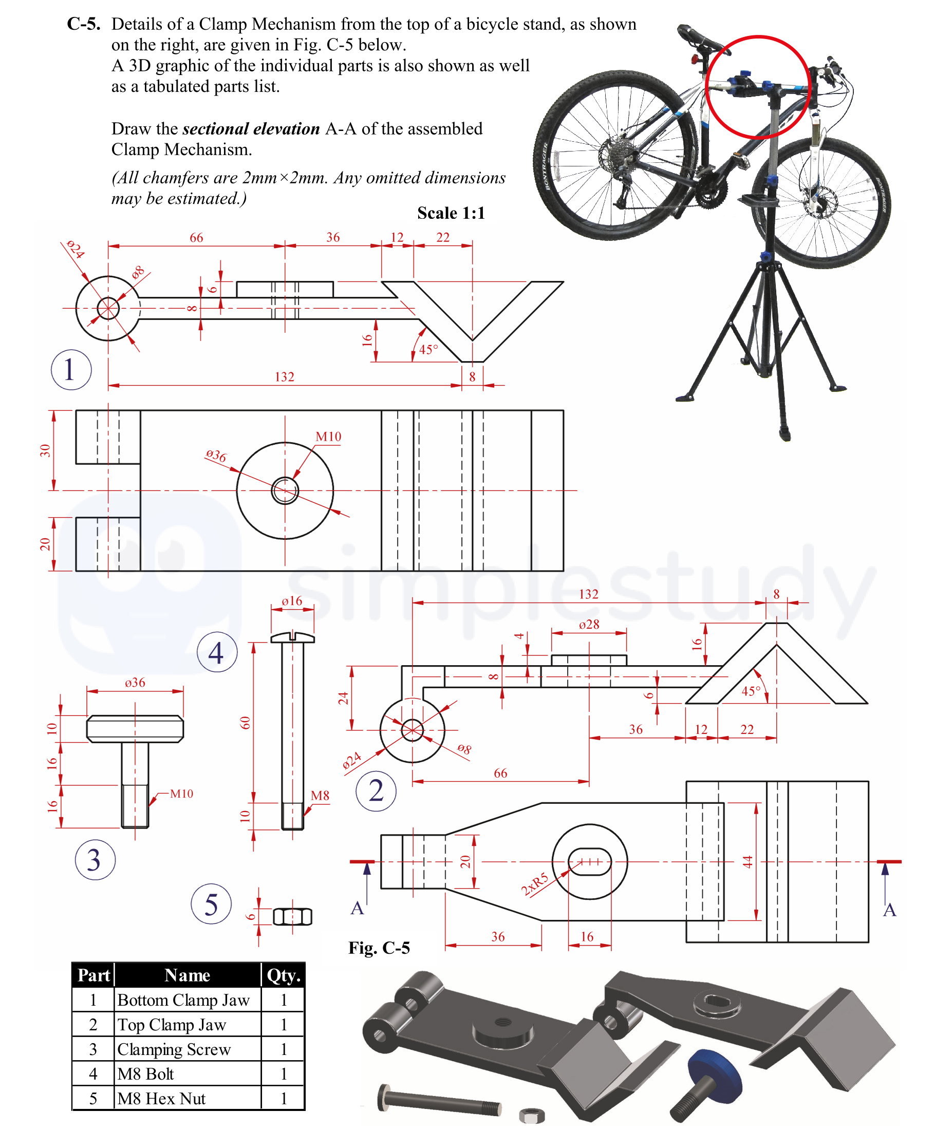 Details-of-a-Clamp-Mechanism-from-the-top-of-a-bicycle-stand,-as-shown-on-the-right,-are-given-in-Fig-Leaving Cert DCG-Question C-5-2013.png