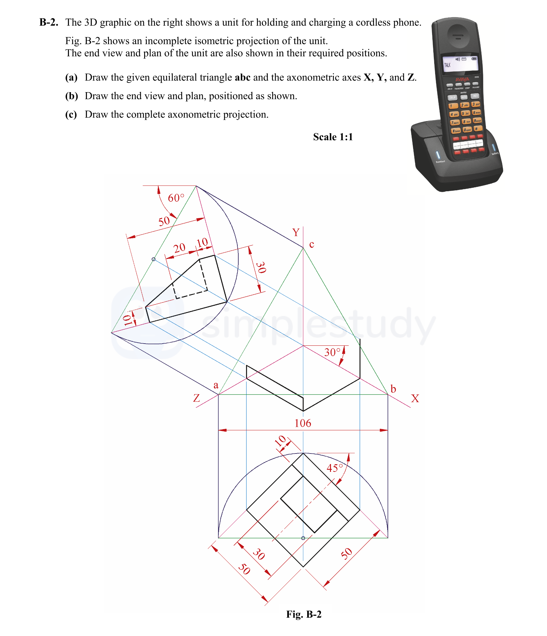 The-3D-graphic-on-the-right-shows-a-unit-for-holding-and-charging-a-cordless-phone-Leaving Cert DCG-Question B-2-2013.png