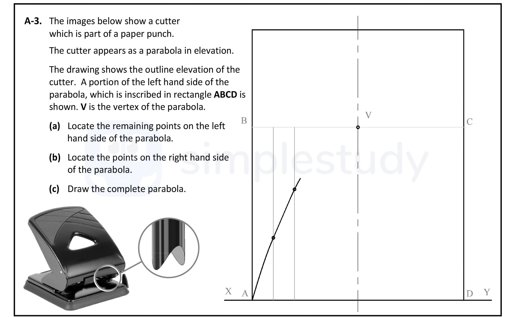 The-images-below-show-a-cutter-which-is-part-of-a-paper-punch-Leaving Cert DCG-Question A-3-2019.png