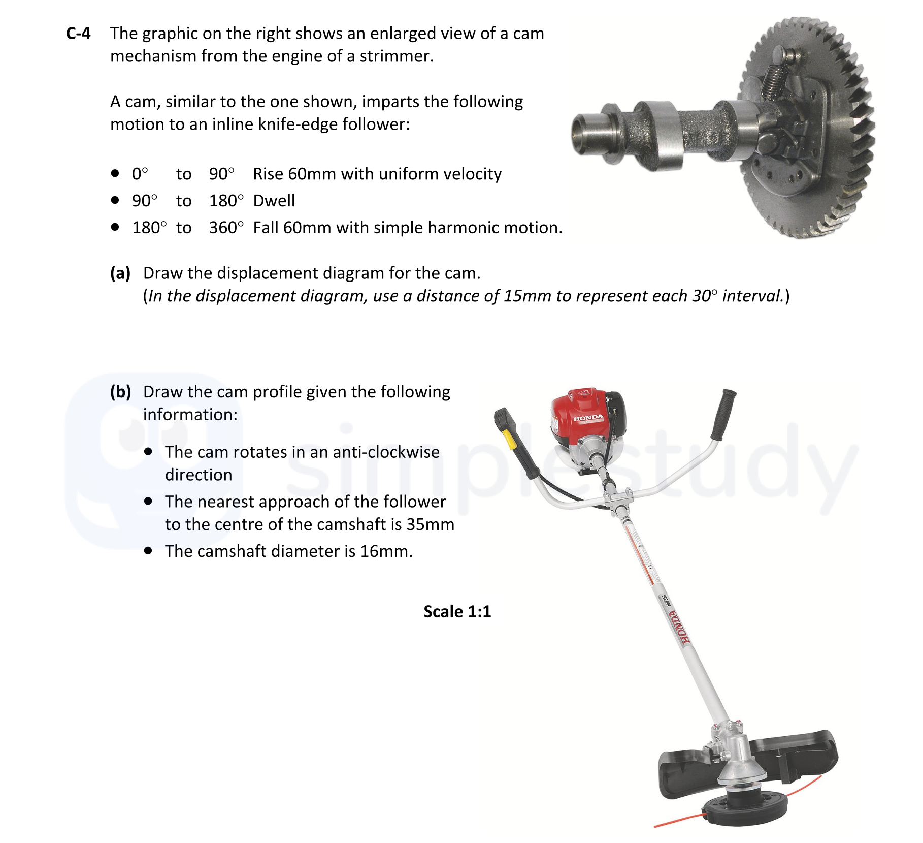 The-graphic-on-the-right-shows-an-enlarged-view-of-a-cam-mechanism-from-the-engine-of-a-strimmer-Leaving Cert DCG-Question C-4-2017.png