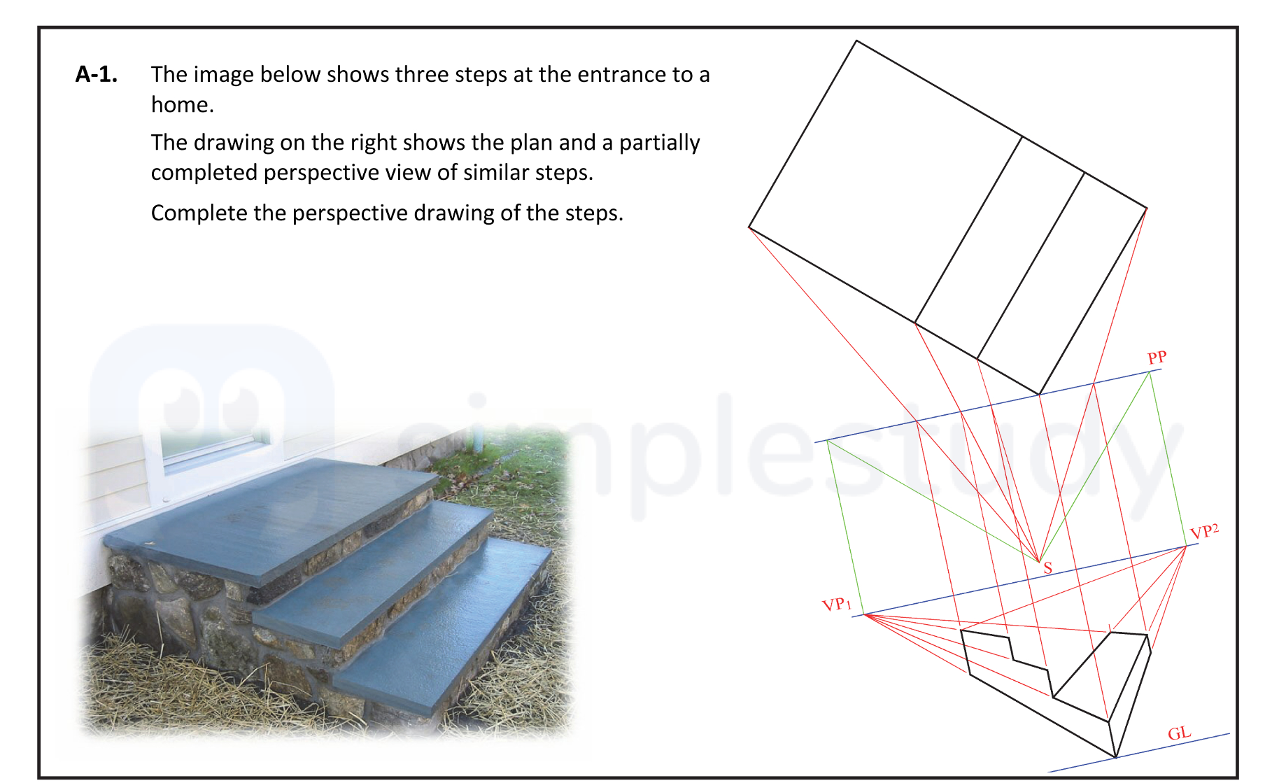 The-image-below-shows-three-steps-at-the-entrance-to-a-home-Leaving Cert DCG-Question A-1-2017.png