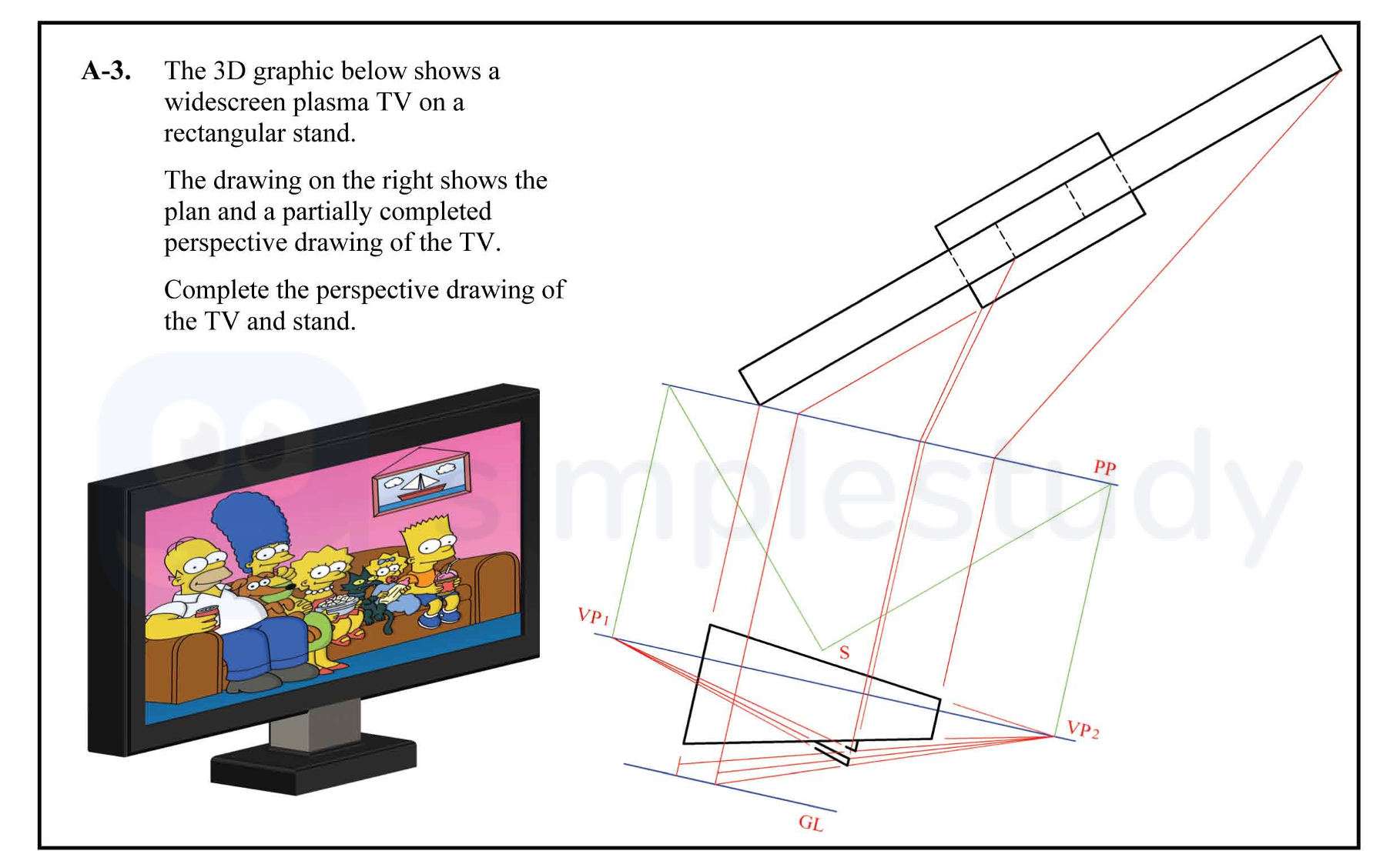 The-3D-graphic-below-shows-a-widescreen-plasma-TV-on-a-rectangular-stand-Leaving Cert DCG-Question A-3-2015.png