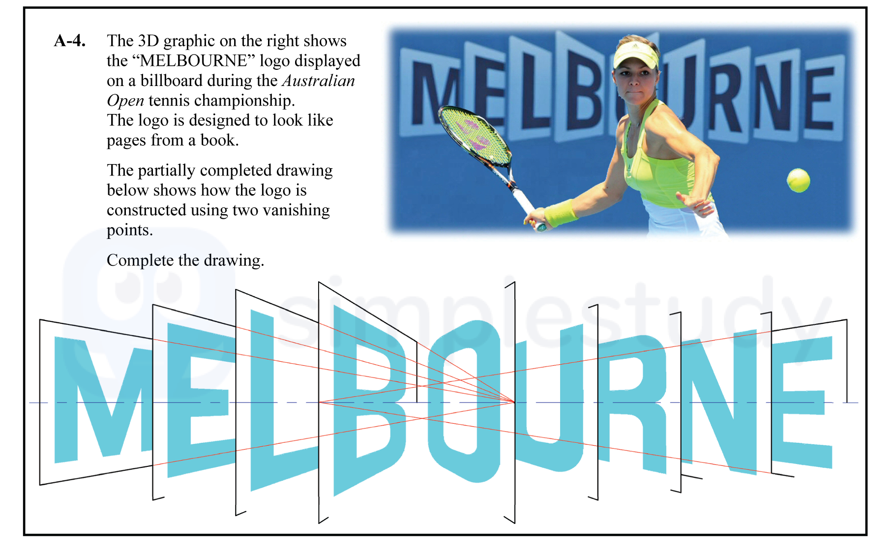 The-3D-graphic-on-the-right-shows-the-"MELBOURNE"-logo-displayed-on-a-billboard-during-the-Australian-Open-tennis-championship-Leaving Cert DCG-Question A-4-2014.png