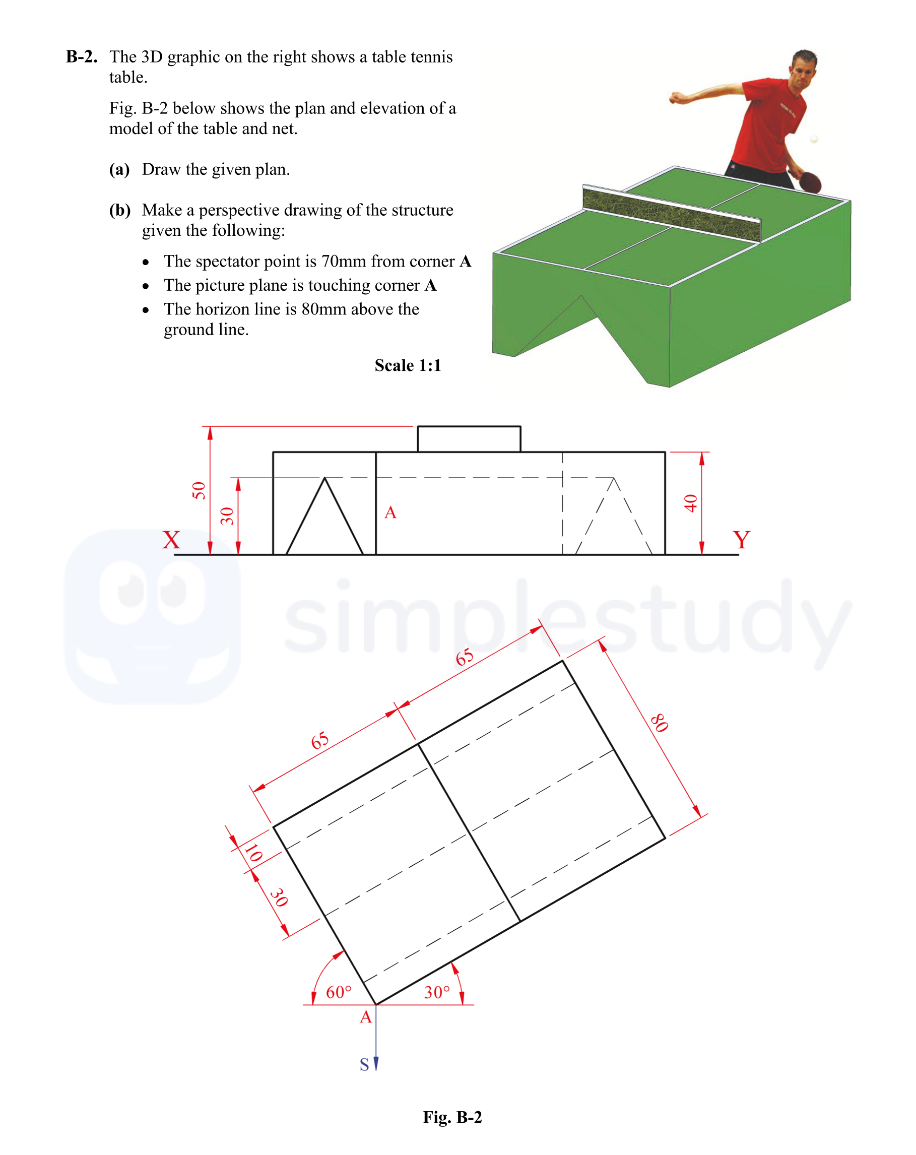 The-3D-graphic-on-the-right-shows-a-table-tennis-table-Leaving Cert DCG-Question B-2-2012.png