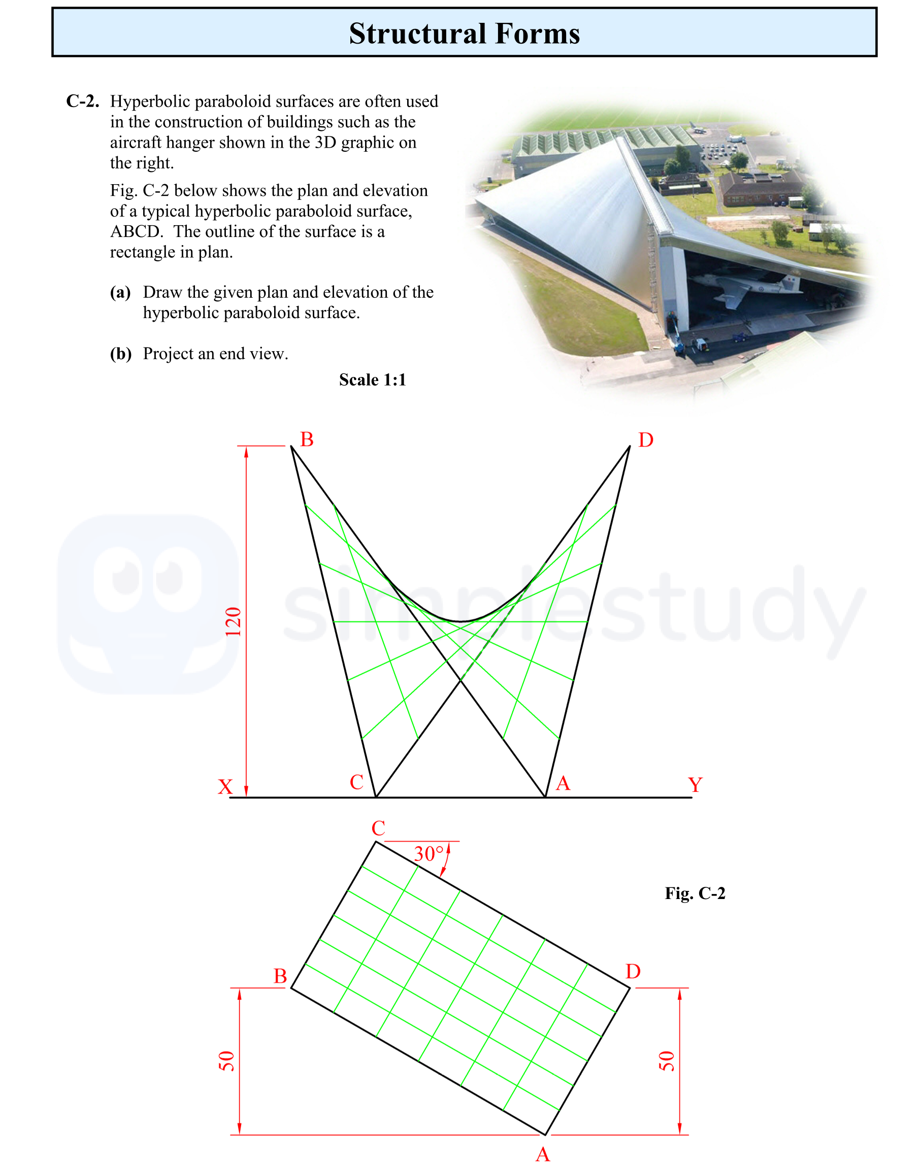 Hyperbolic-paraboloid-surfaces-are-often-used-in-the-construction-of-buildings-such-as-the-aircraft-hangar-shown-in-the-3D-graphic-on-the-right-Leaving Cert DCG-Question C-2-2010.png