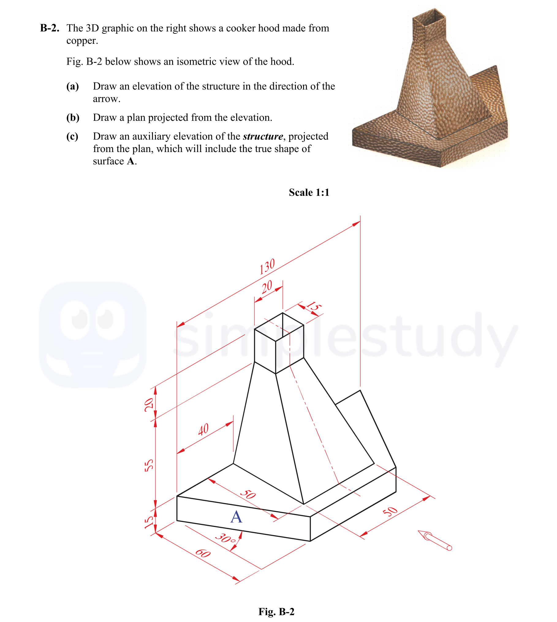 The-3D-graphic-on-the-right-shows-a-cooker-hood-made-from-copper-Leaving Cert DCG-Question B-2-2016.png