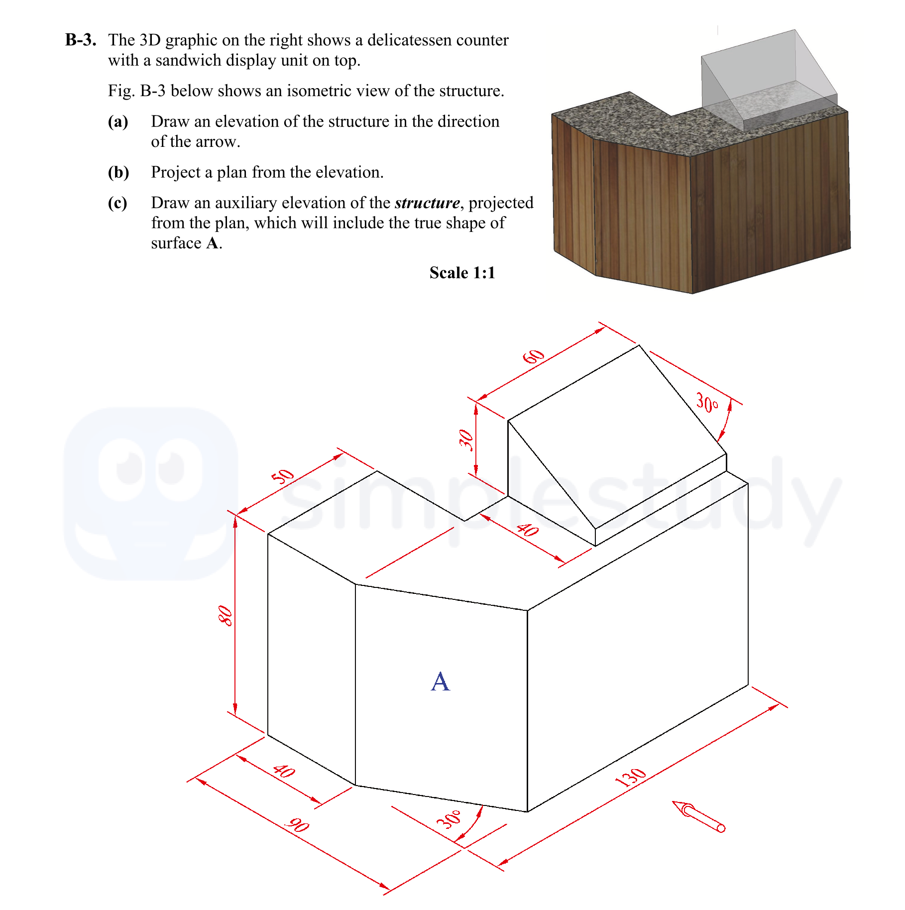 The-3D-graphic-on-the-right-shows-a-delicatessen-counter-with-a-sandwich-display-unit-on-top-Leaving Cert DCG-Question B-3-2015.png