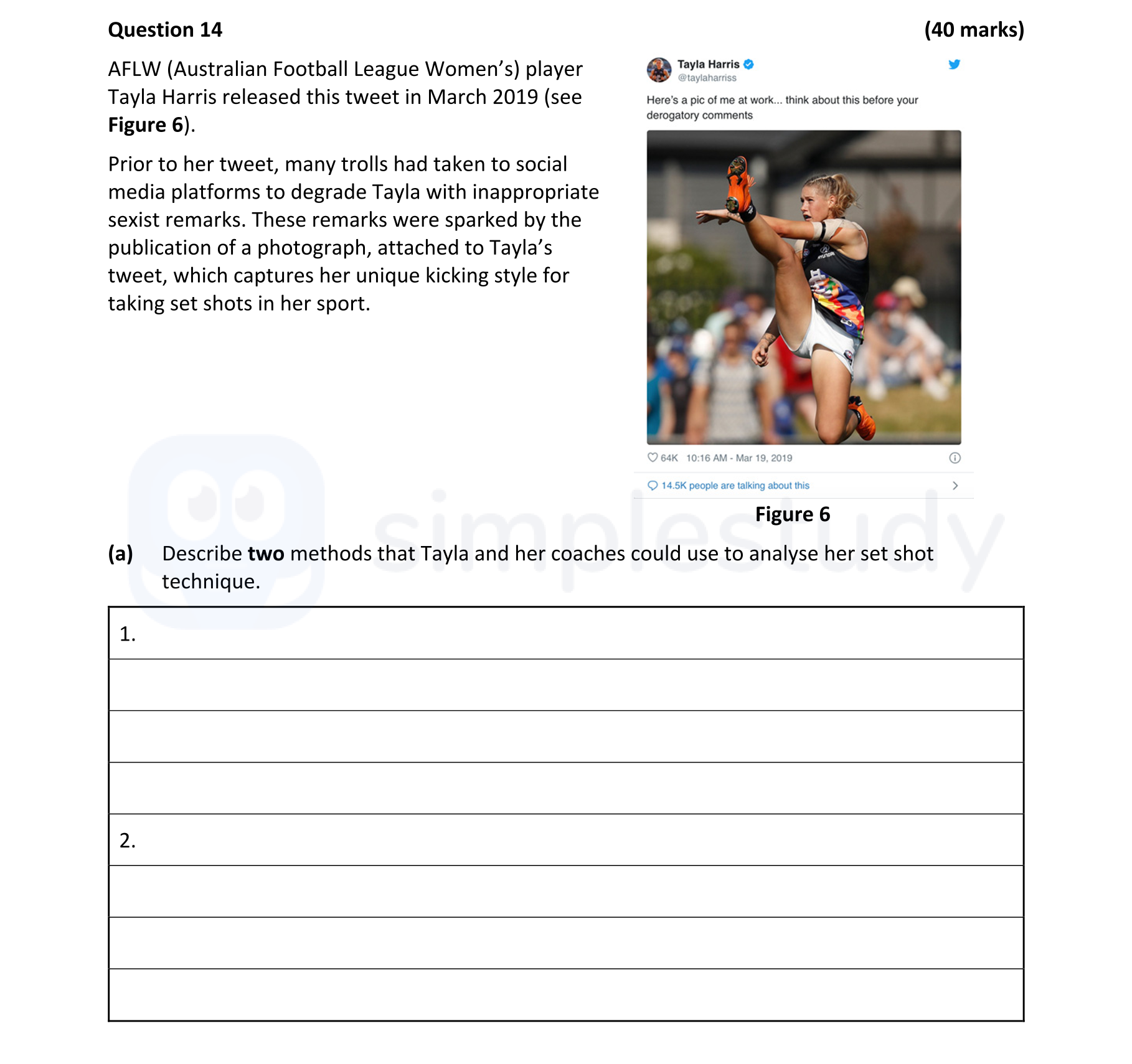 AFLW-(Australian-Football-League-Women’s)-player-Tayla-Harris-released-this-tweet-in-March-2019-(see-Figure-6)-Leaving Cert Physical Education-Question 14-2021.png