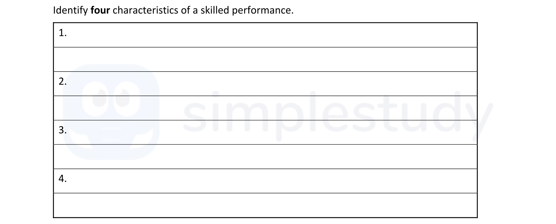 Identify-four-characteristics-of-a-skilled-performance-Leaving Cert Physical Education-Question 1-2020.png