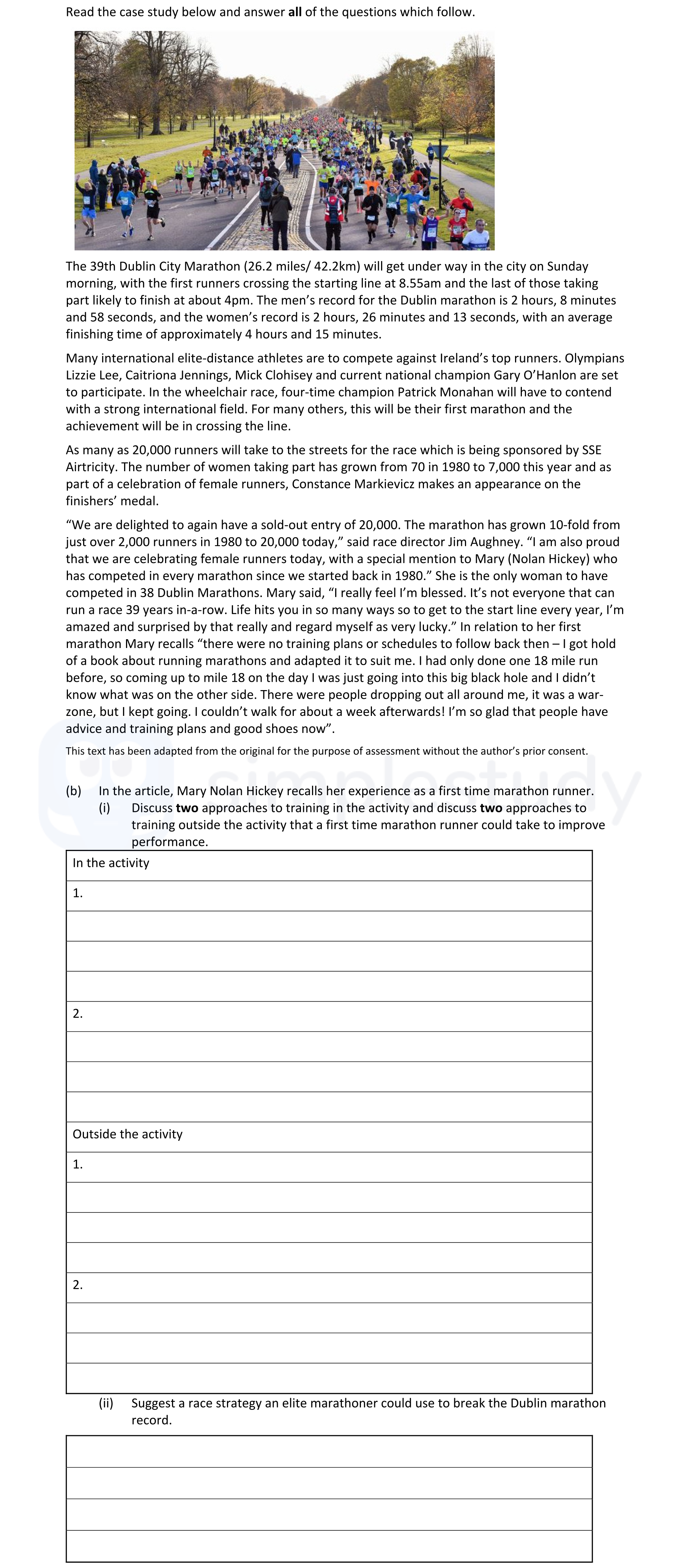 In-the-article,-Mary-Nolan-Hickey-recalls-her-experience-as-a-first-time-marathon-runner-Leaving Cert Physical Education-Question b-2020.png