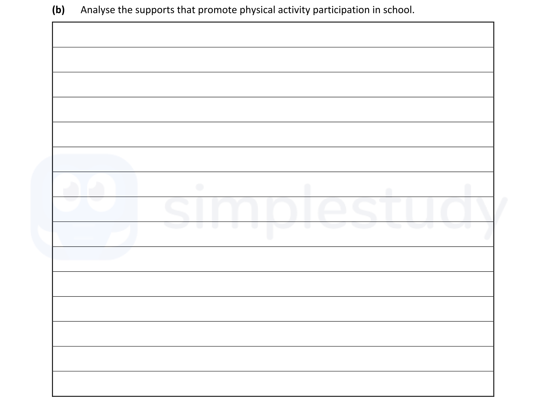 Analyse-the-supports-that-promote-physical-activity-participation-in-school.-Leaving Cert Physical Education-Question b-2020.png
