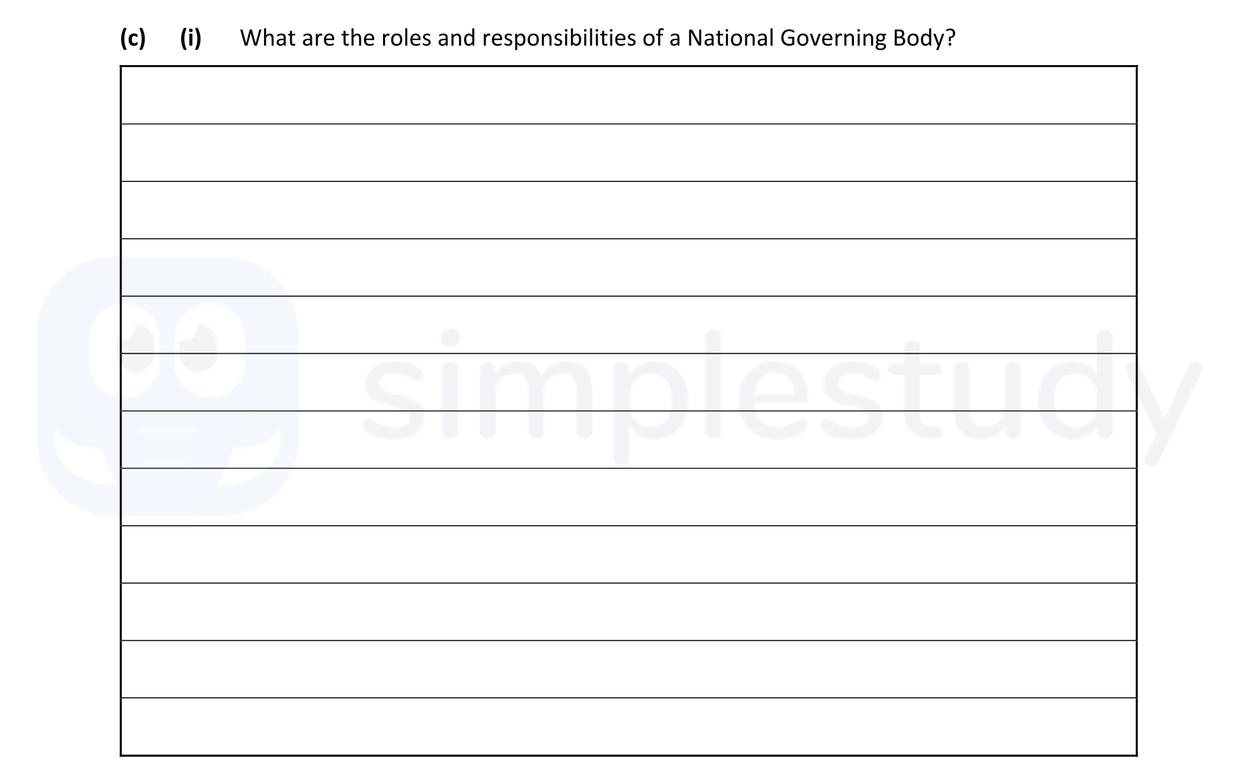 What-are-the-roles-and-responsibilities-of-a-National-Governing-Body?-Leaving Cert Physical Education-Question c (i)-2021.png