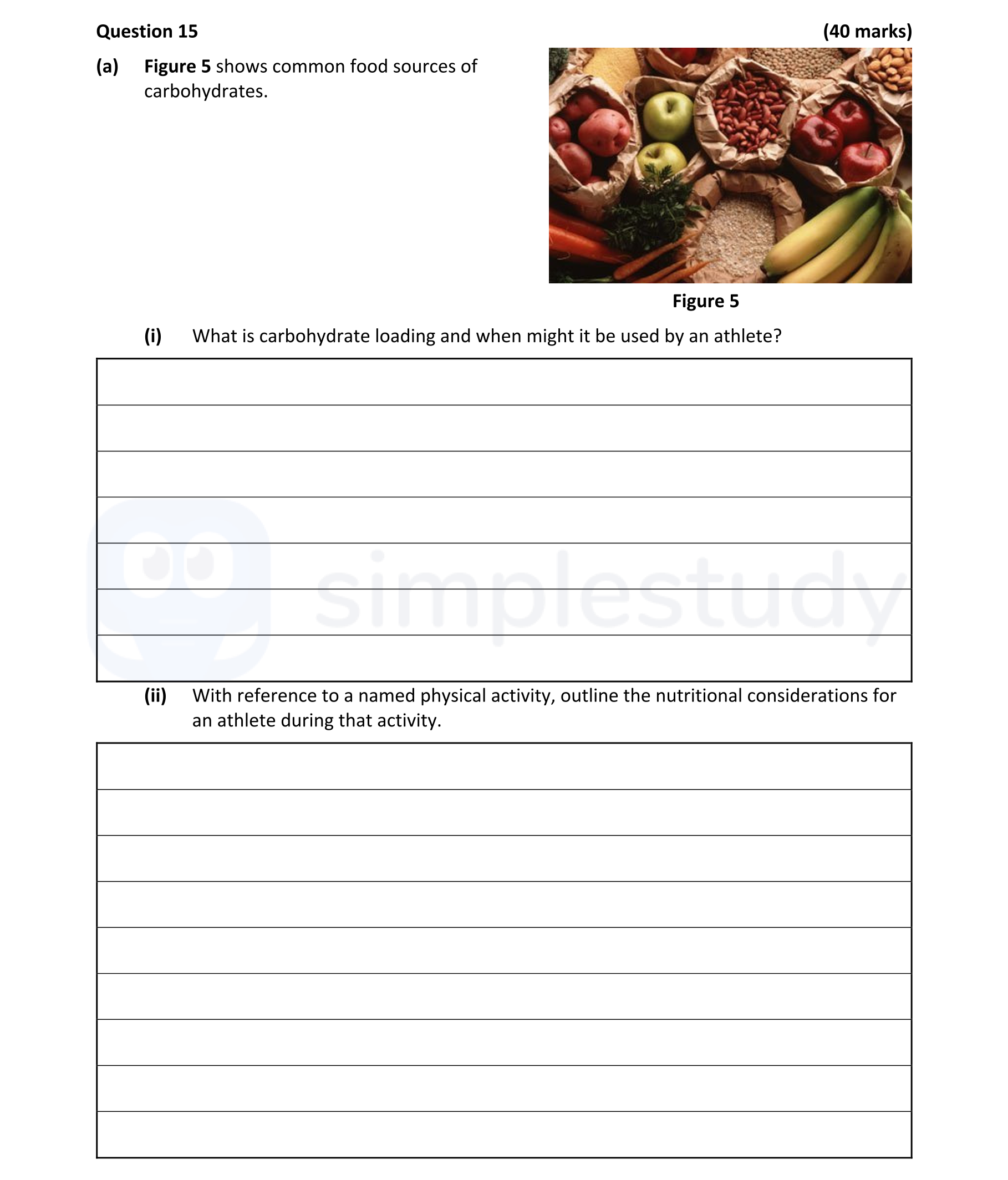 Figure-5-shows-common-food-sources-of-carbohydrates-Leaving Cert Physical Education-Question 15-2021.png