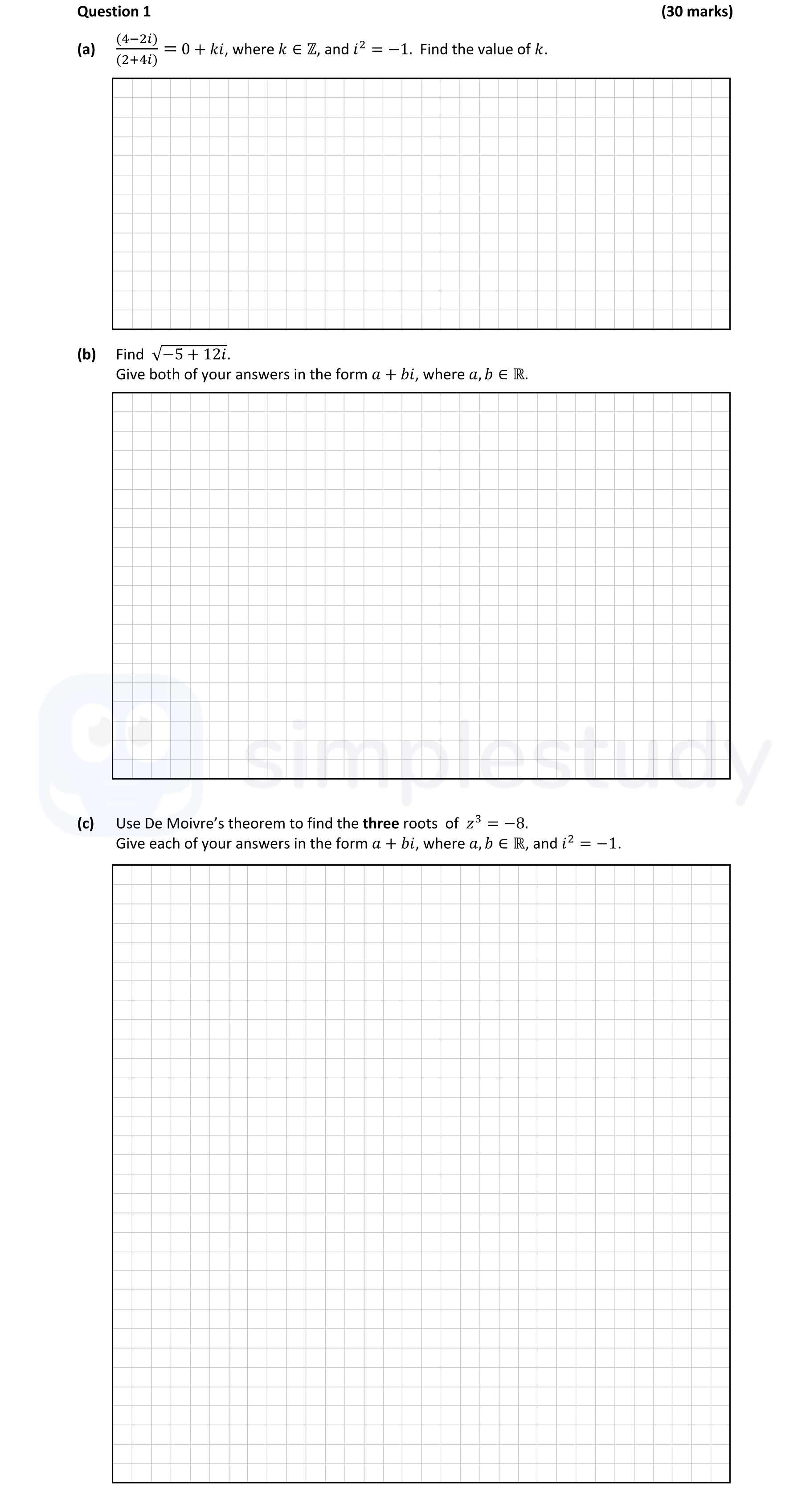 (4---2i)-=-0-+-ki,-where-k-∈-ℤ,-and-$i^2-=--1$-Leaving Cert Mathematics-Question 1-2021.png