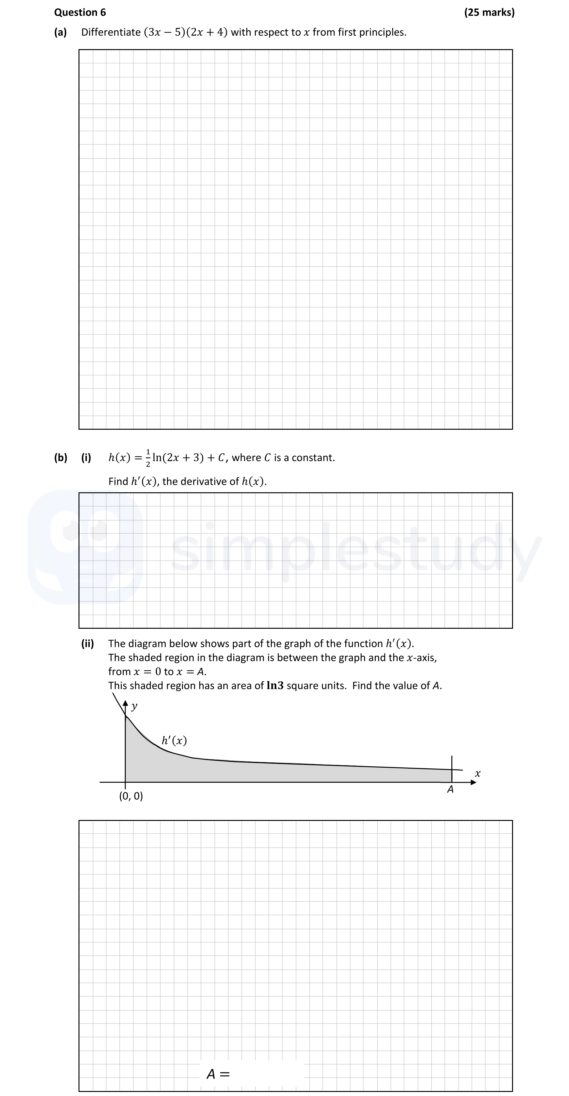 a)-Differentiate-$(3x---5)(2x-+-4)$-with-respect-to-$x$-from-first-principles-Leaving Cert Mathematics-Question 6-2020.png