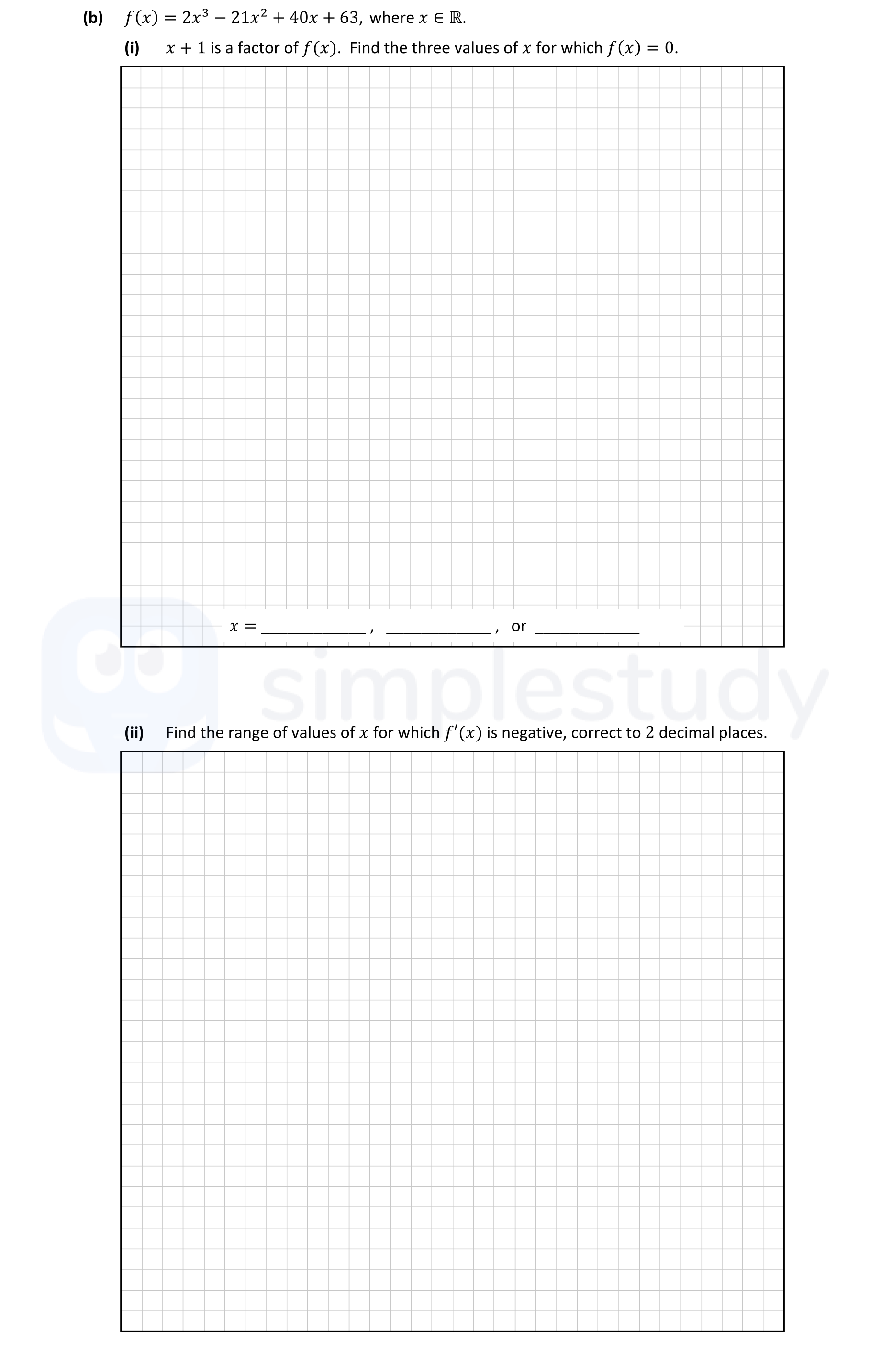 Let-\(-f(x)-=-2x^3---21x^2-+-40x-+-63-\)-where-\(-x-\in-\mathbb{R}-\)-Leaving Cert Mathematics-Question b-2022.png