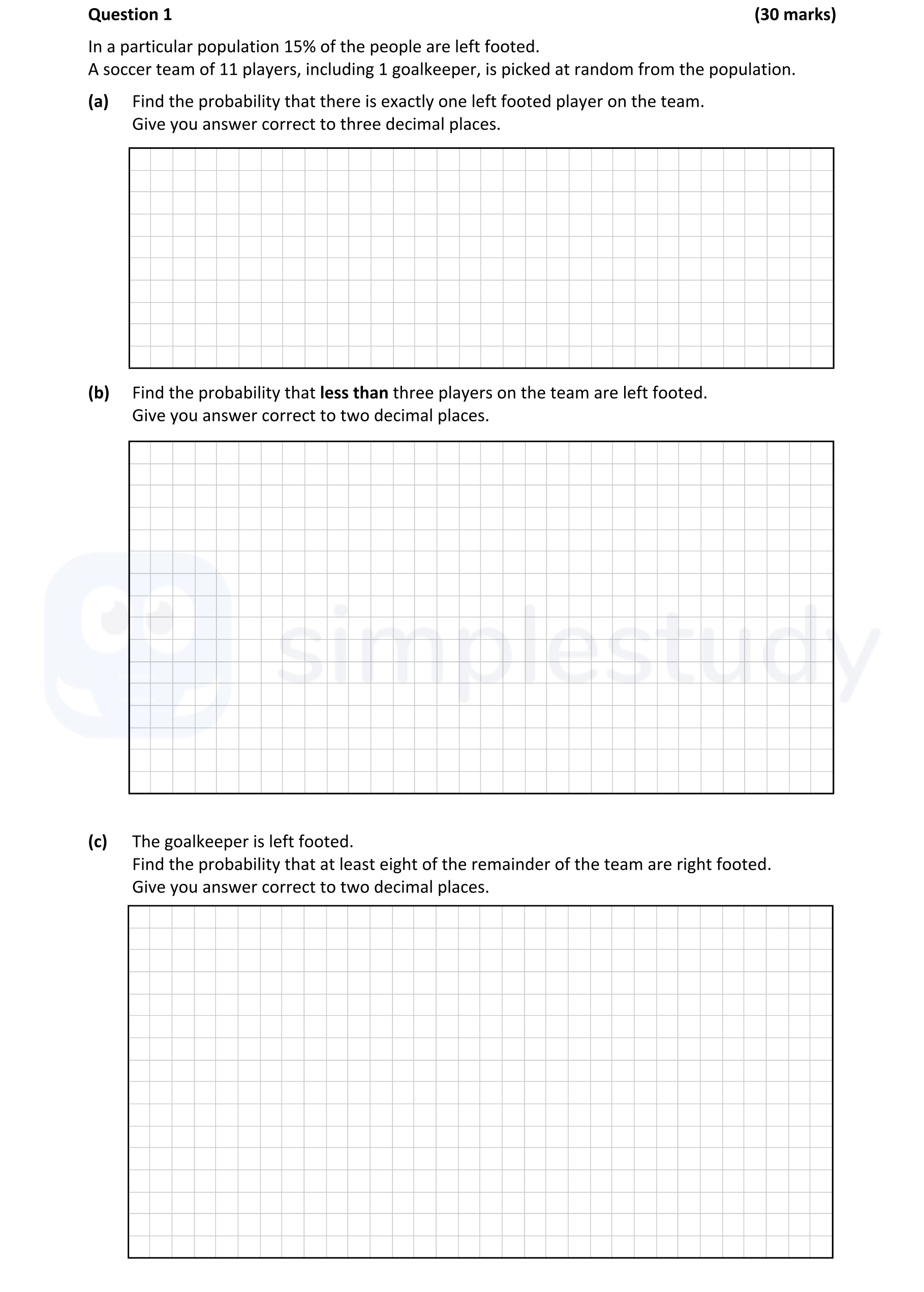 In-a-particular-population-15%-of-the-people-are-left-footed-Leaving Cert Mathematics-Question 1-2021.png