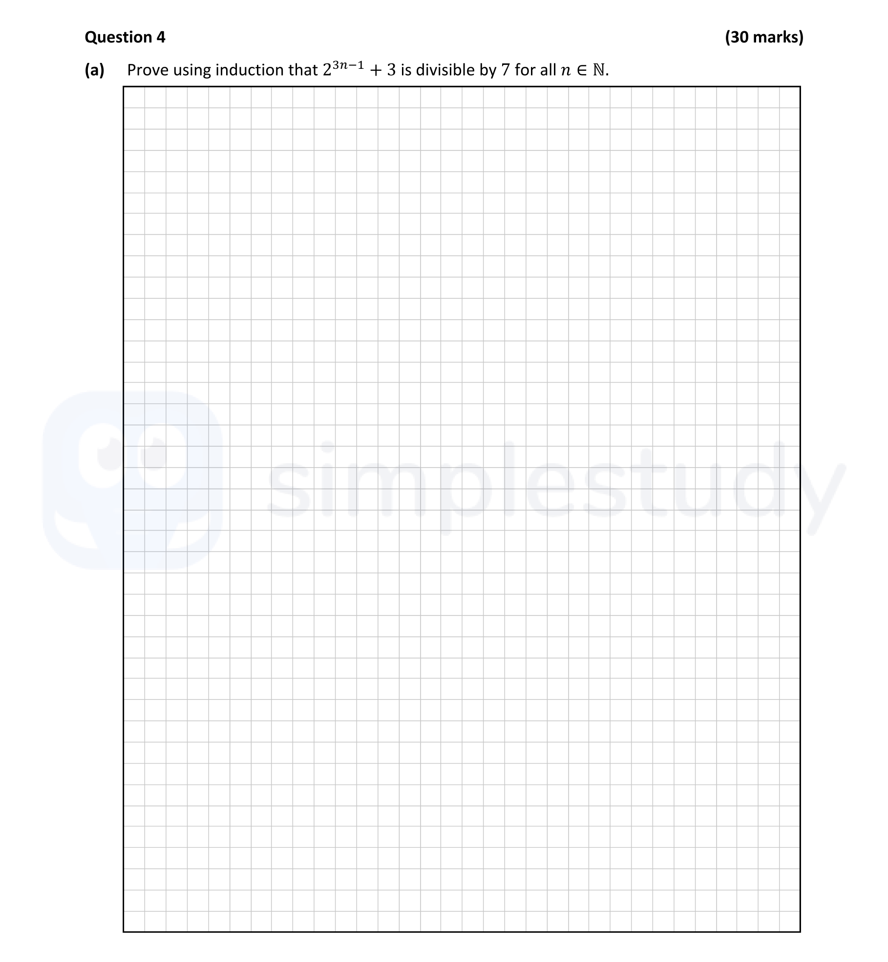 Prove-using-induction-that-$2^{3n-1}-+-3$-is-divisible-by-7-for-all-$n-\\in-\\mathbb{N}$.-Leaving Cert Mathematics-Question 4(a)-2021.png