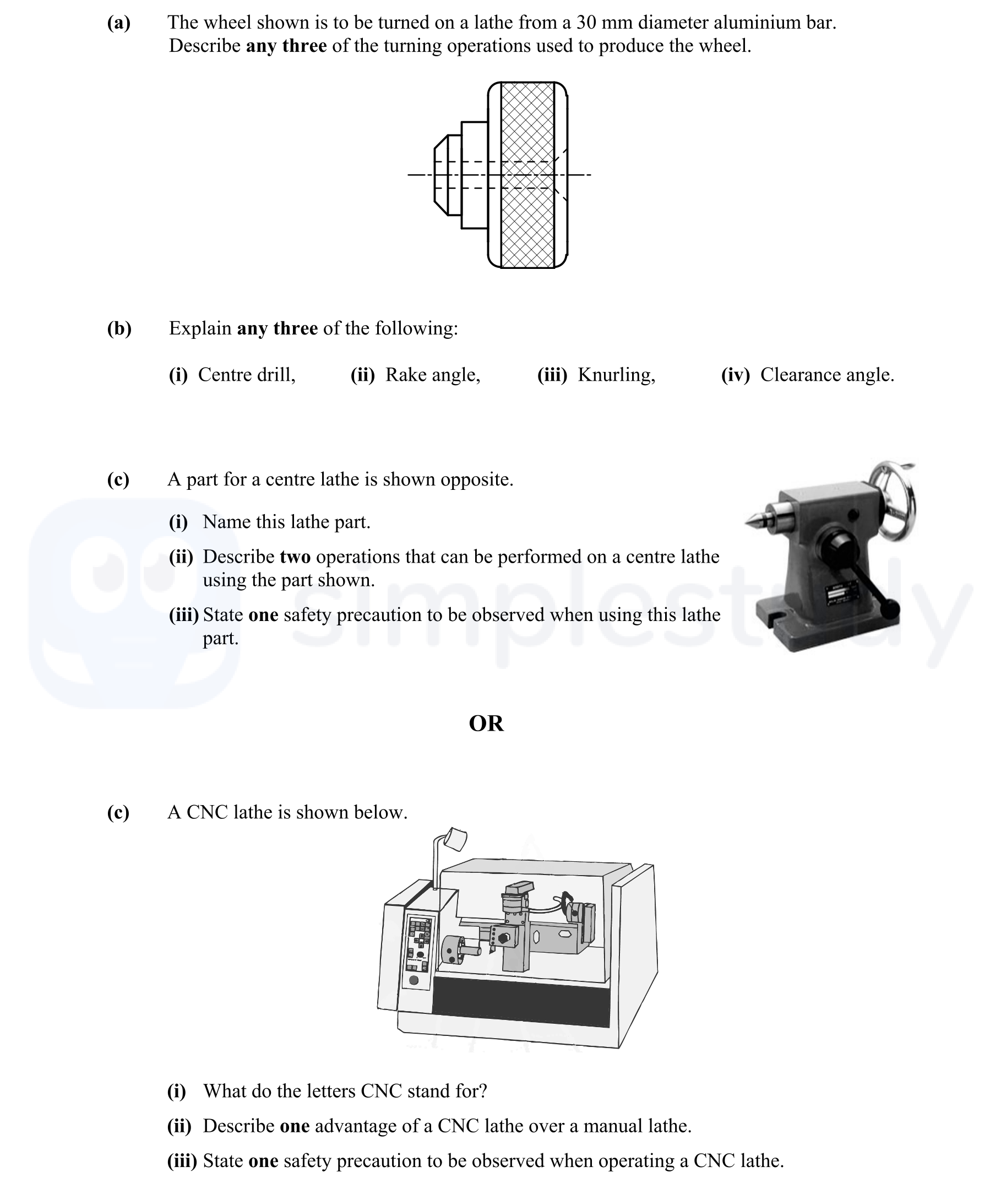 The-wheel-shown-is-to-be-turned-on-a-lathe-from-a-30-mm-diameter-aluminium-bar-Leaving Cert Engineering-Question a-2014.png