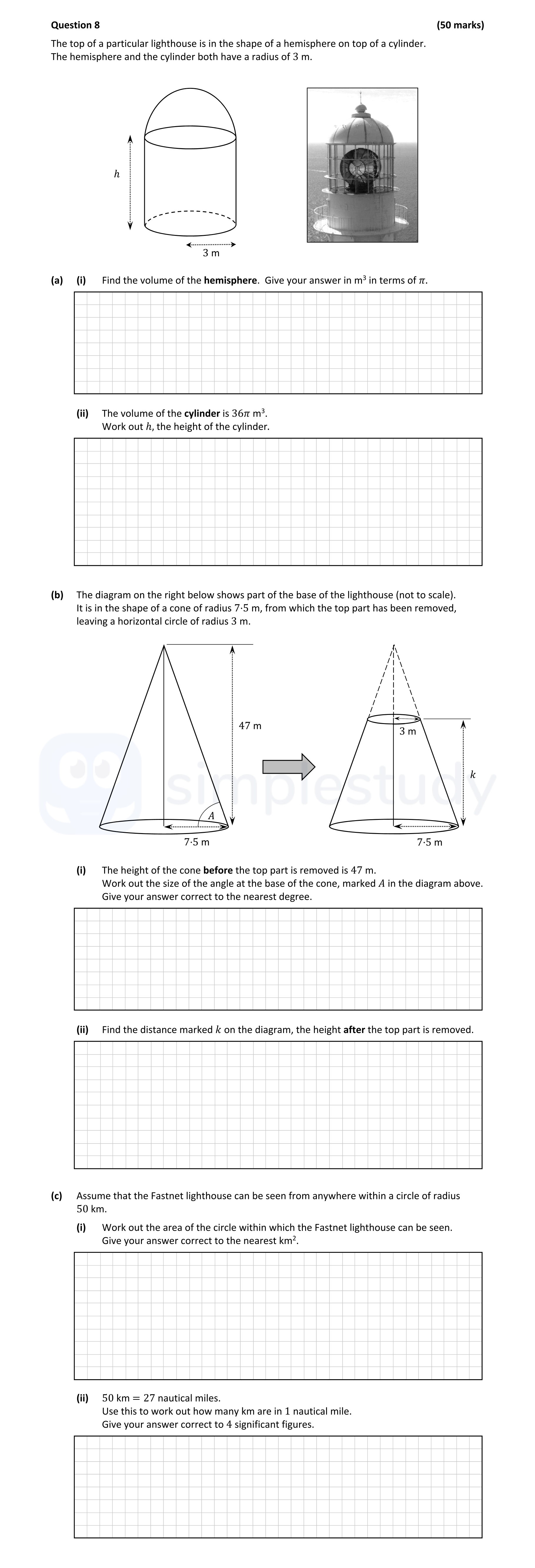 The-top-of-a-particular-lighthouse-is-in-the-shape-of-a-hemisphere-on-top-of-a-cylinder-Leaving Cert Mathematics-Question 8-2022.png