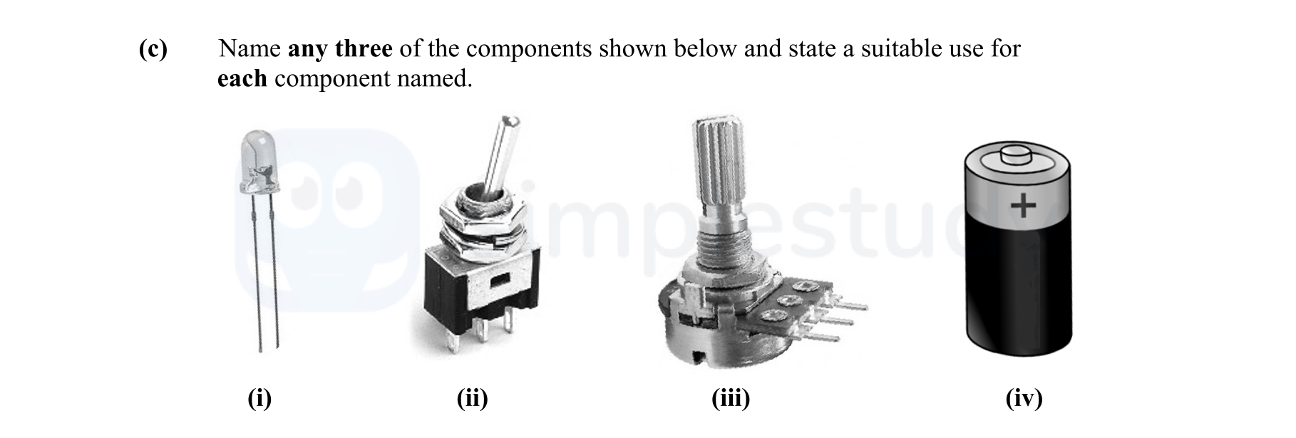 Name-any-three-of-the-components-shown-below-and-state-a-suitable-use-for-each-component-named-Leaving Cert Engineering-Question c-2013.png