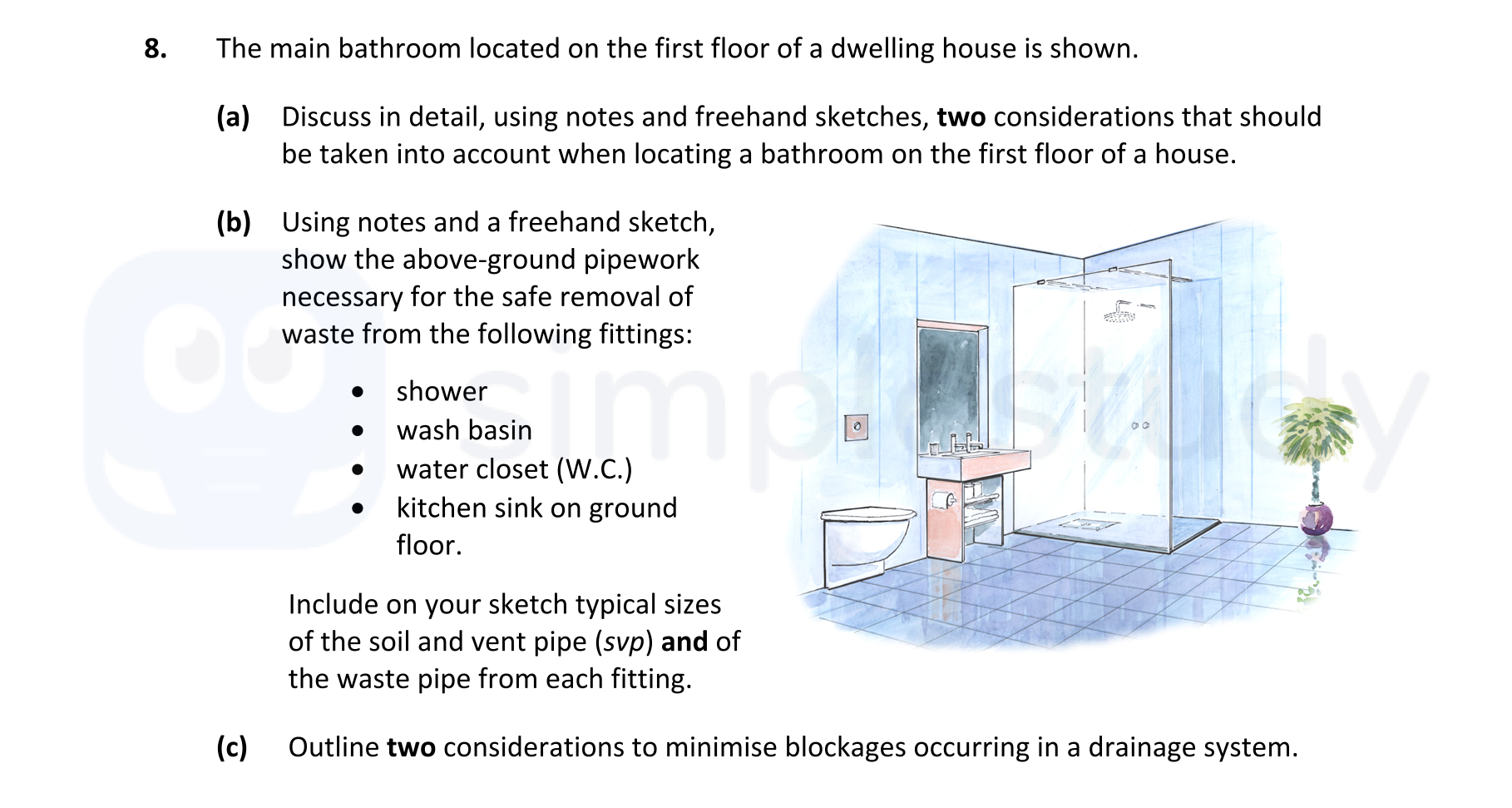 The-main-bathroom-located-on-the-first-floor-of-a-dwelling-house-is-shown-Leaving Cert Construction Studies-Question 8-2020.png