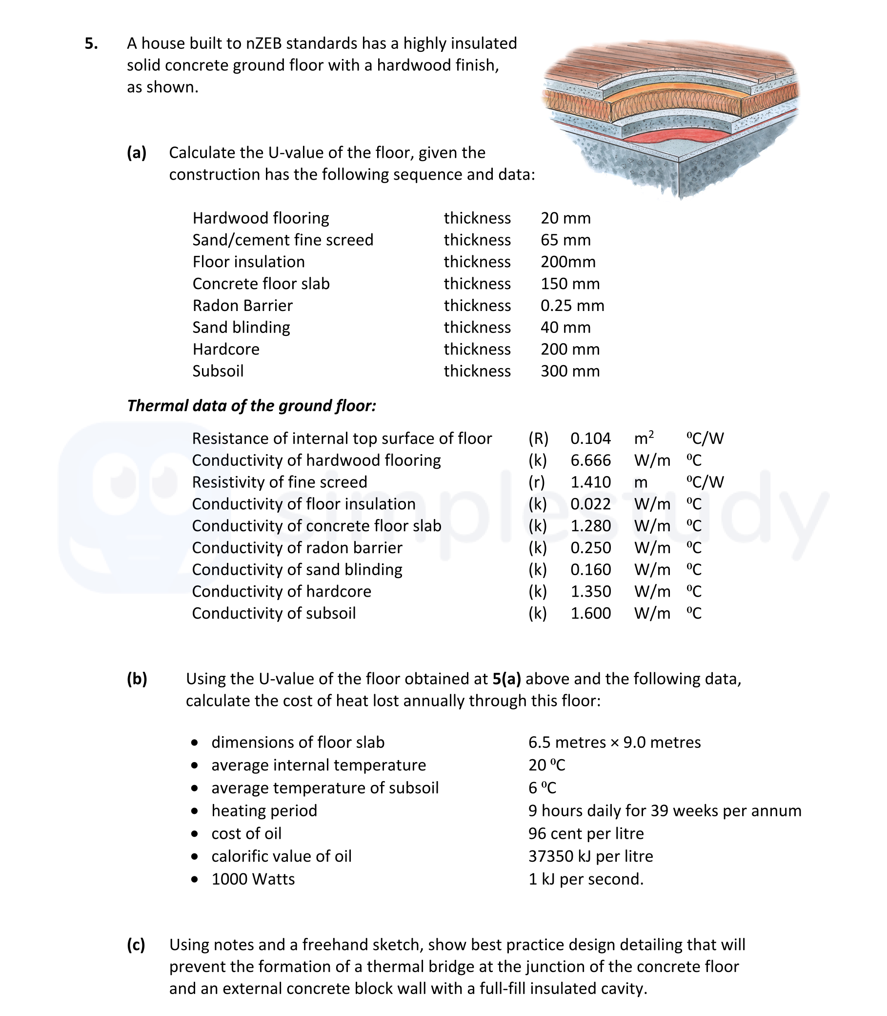 A-house-built-to-nZEB-standards-has-a-highly-insulated-solid-concrete-ground-floor-with-a-hardwood-finish,-as-shown-Leaving Cert Construction Studies-Question 5-2020.png
