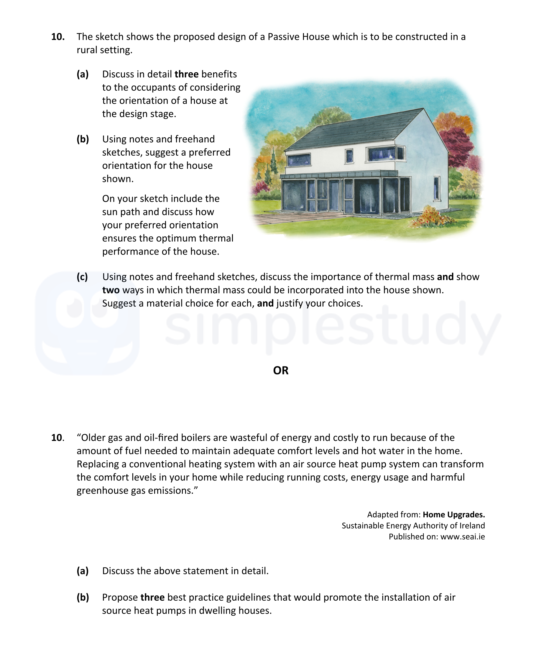 The-sketch-shows-the-proposed-design-of-a-Passive-House-which-is-to-be-constructed-in-a-rural-setting-Leaving Cert Construction Studies-Question 10-2022.png