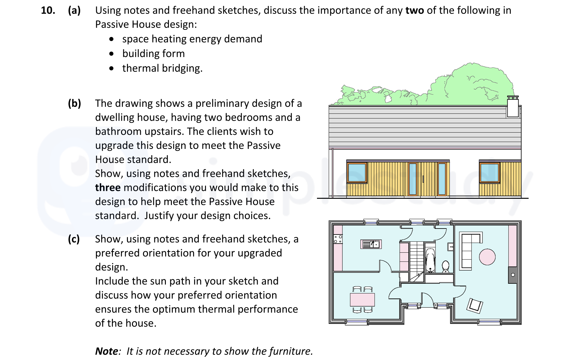 10.-(a)-Using-notes-and-freehand-sketches,-discuss-the-importance-of-any-two-of-the-following-in-Passive-House-design:------space-heating-energy-demand------building-form------thermal-bridging-Leaving Cert Construction Studies-Question 10-2018.png