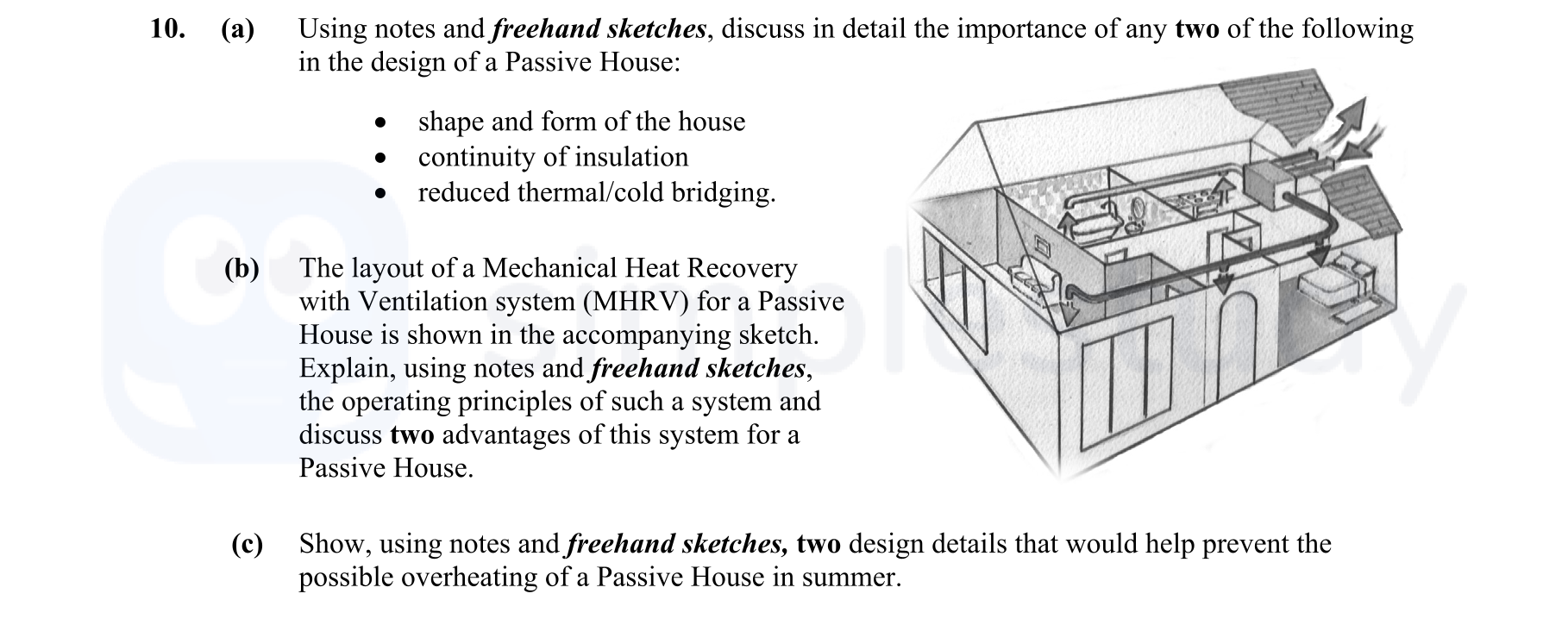 10.-(a)-Using-notes-and-freehand-sketches,-discuss-in-detail-the-importance-of-any-two-of-the-following-in-the-design-of-a-Passive-House:------•-shape-and-form-of-the-house---•-continuity-of-insulation---•-reduced-thermal/cold-bridging-Leaving Cert Construction Studies-Question 10-2010.png