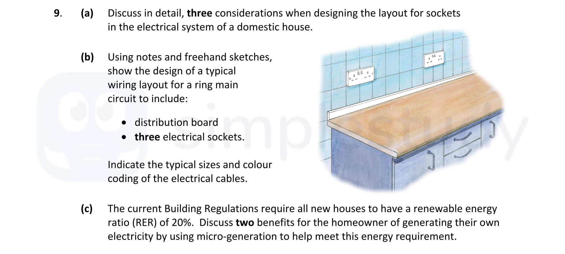Discuss-in-detail,-three-considerations-when-designing-the-layout-for-sockets-in-the-electrical-system-of-a-domestic-house-Leaving Cert Construction Studies-Question 9-2021.png