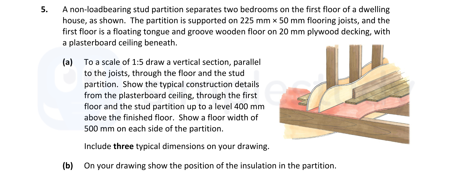A-non-loadbearing-stud-partition-separates-two-bedrooms-on-the-first-floor-of-a-dwelling-house,-as-shown-Leaving Cert Construction Studies-Question 5-2019.png